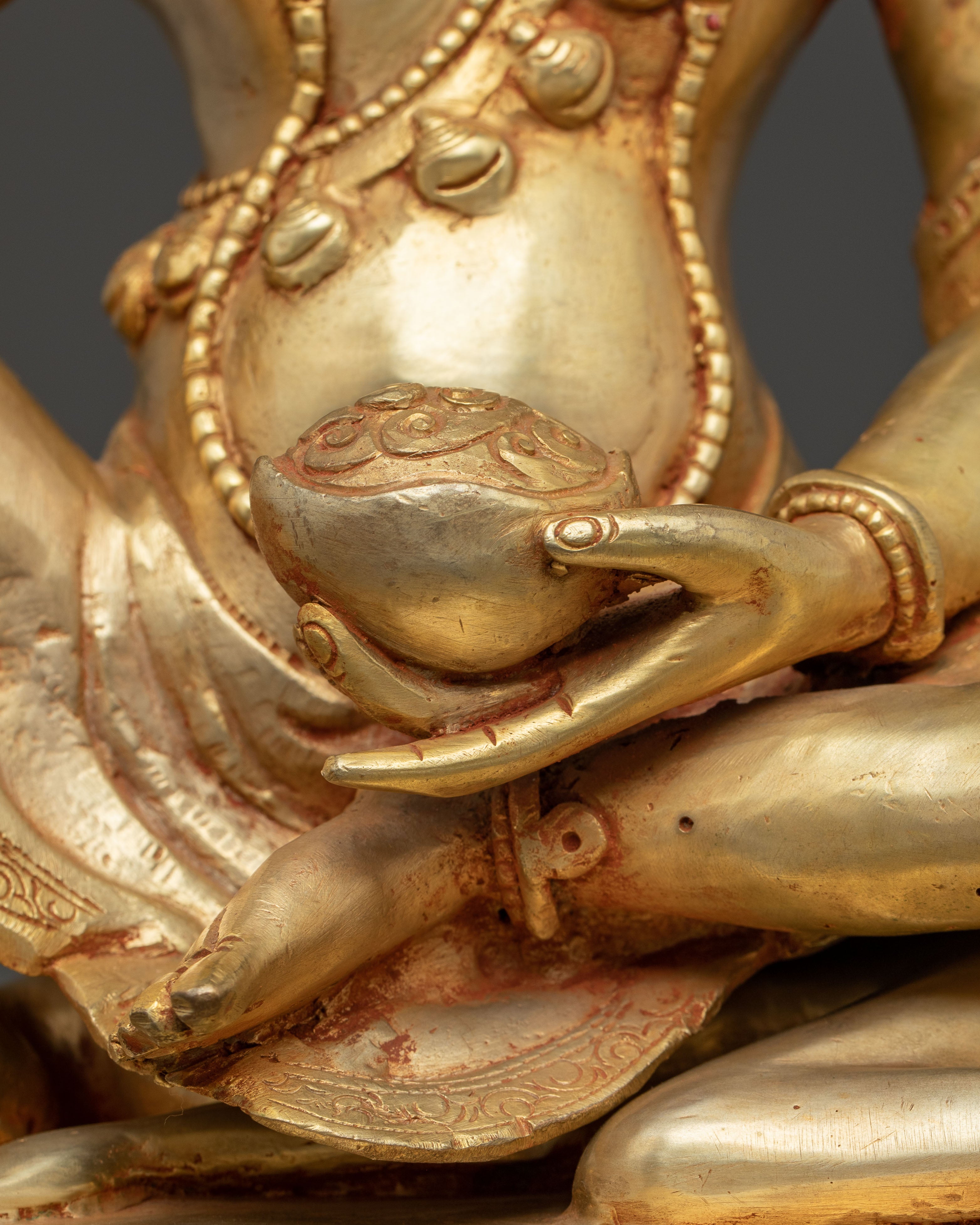 Handmade Statue of Bramharupa Mahakala | Wrathful Protector