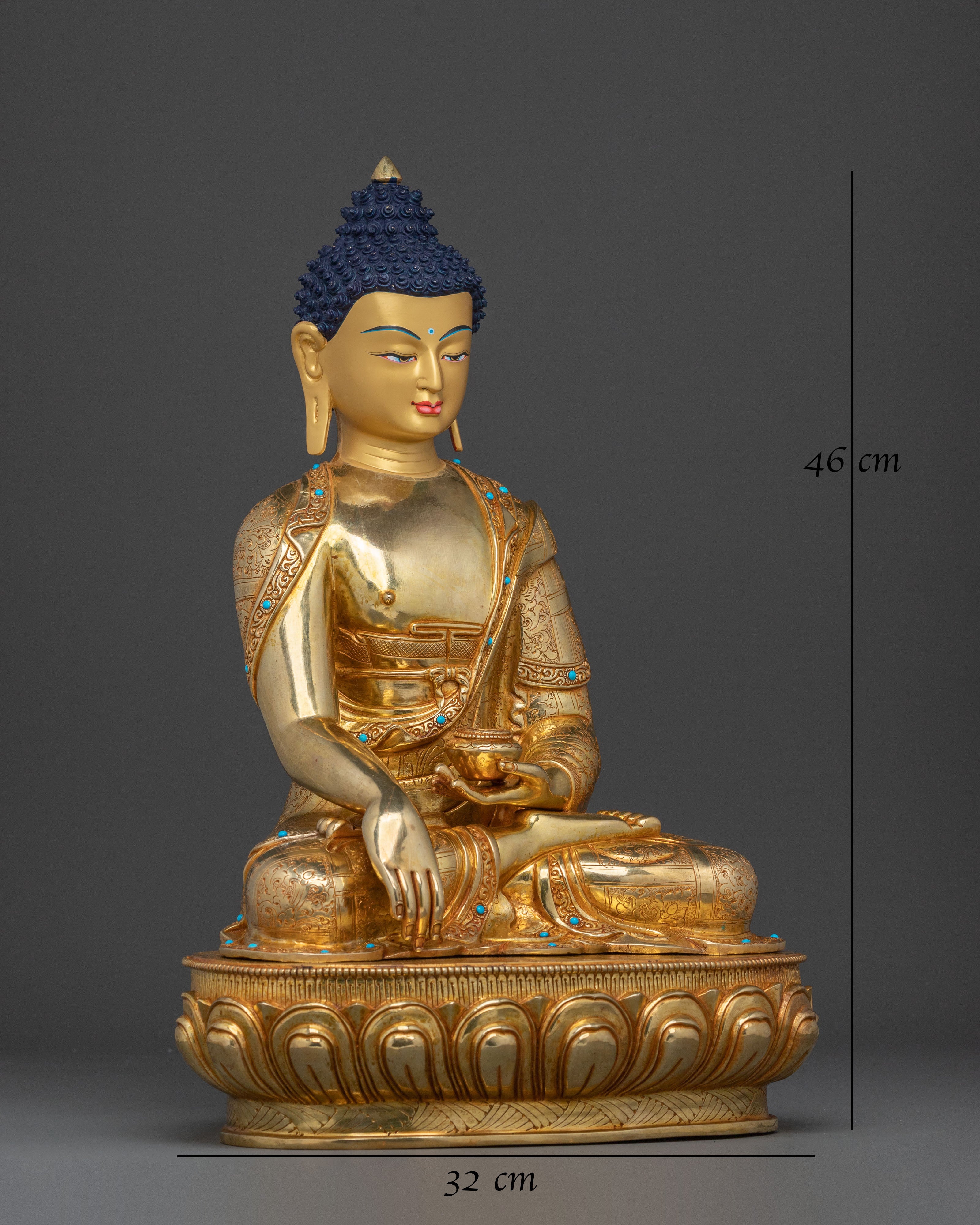 Shakyamuni Buddha Statue: Serenity Figurine