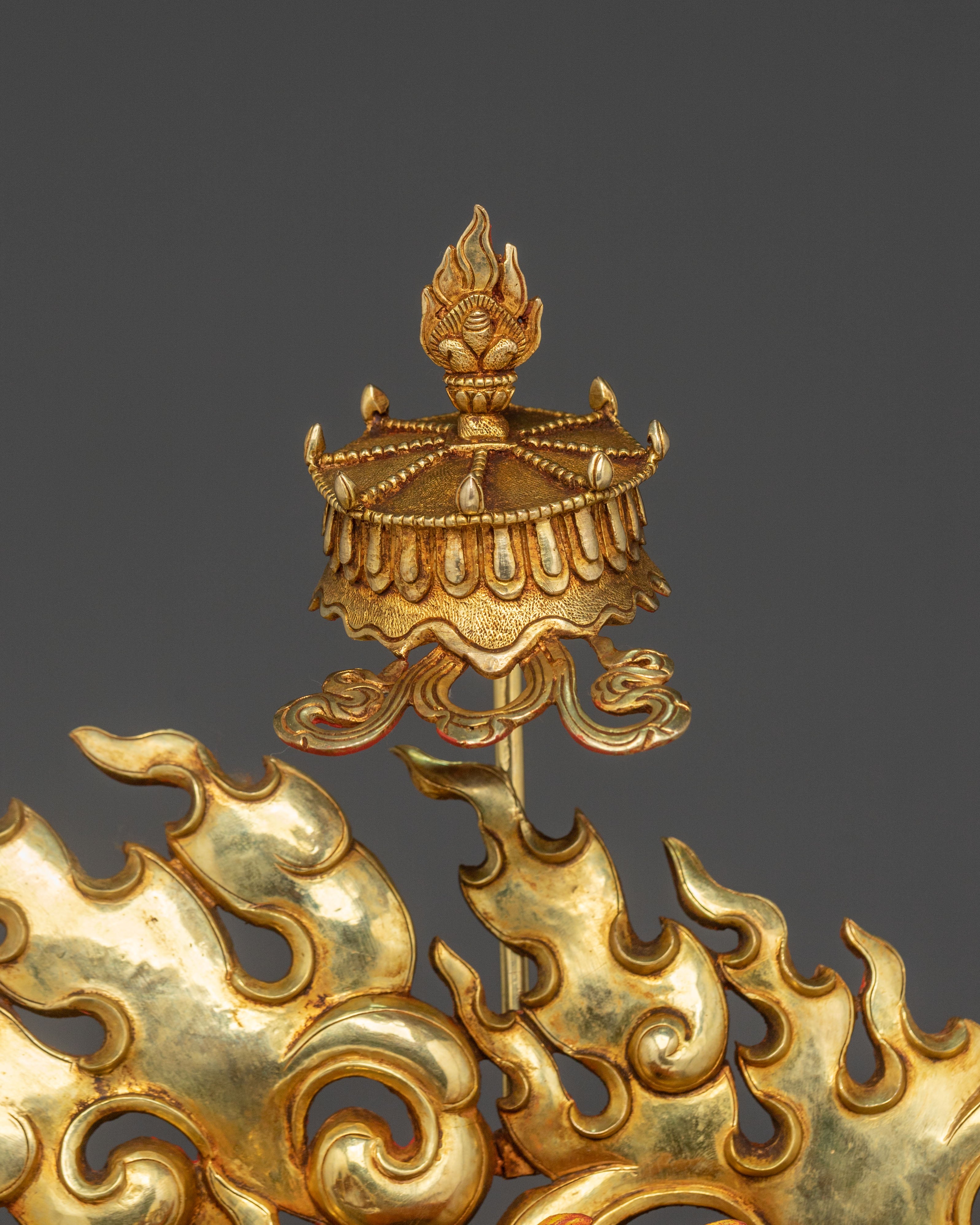 Palden Lhamo Wrathful Figure: Masterfully Gilded Protector