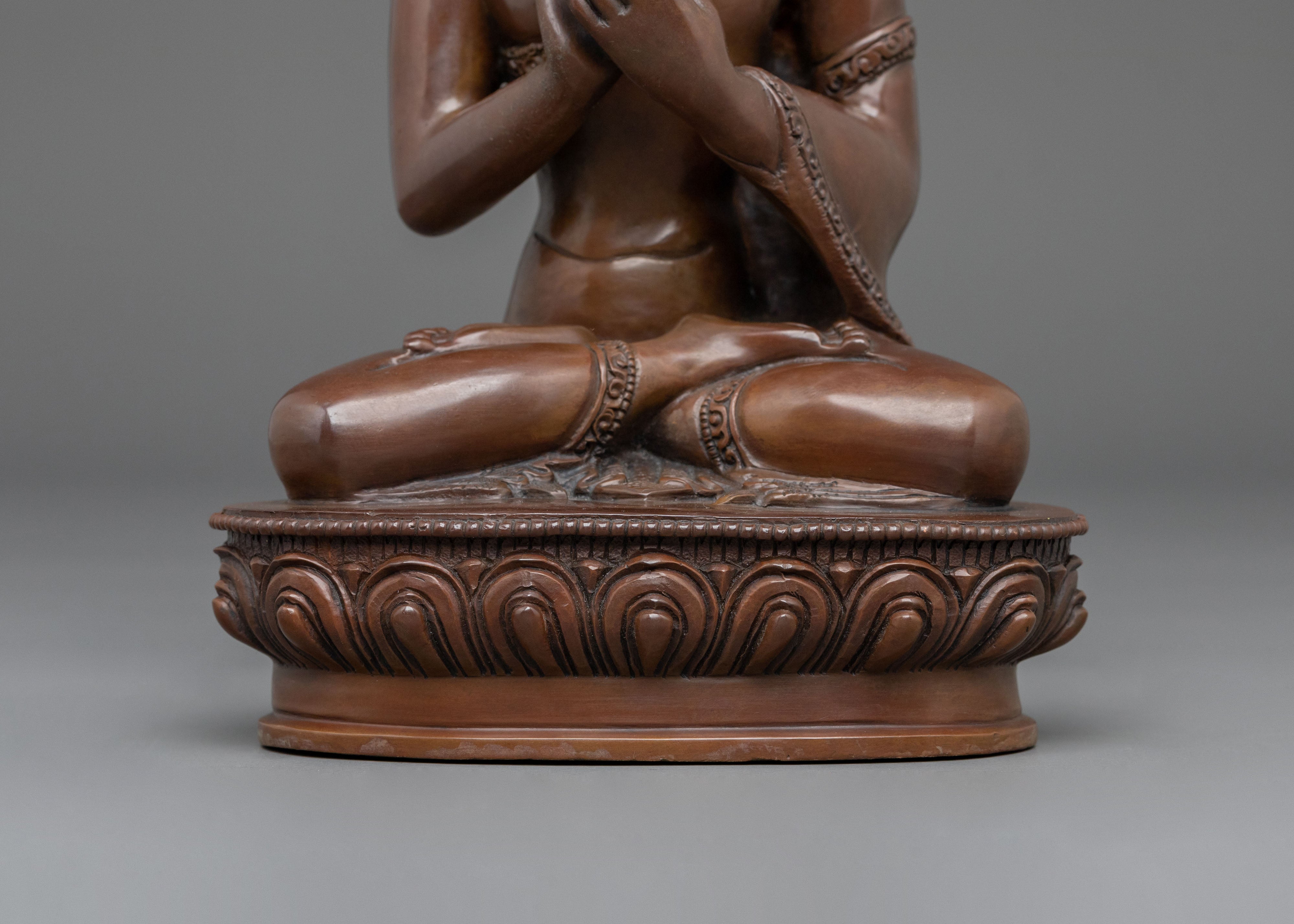 Vairocana Meditation Sculpture:  Tibetan Buddhist Sacred Sculpture