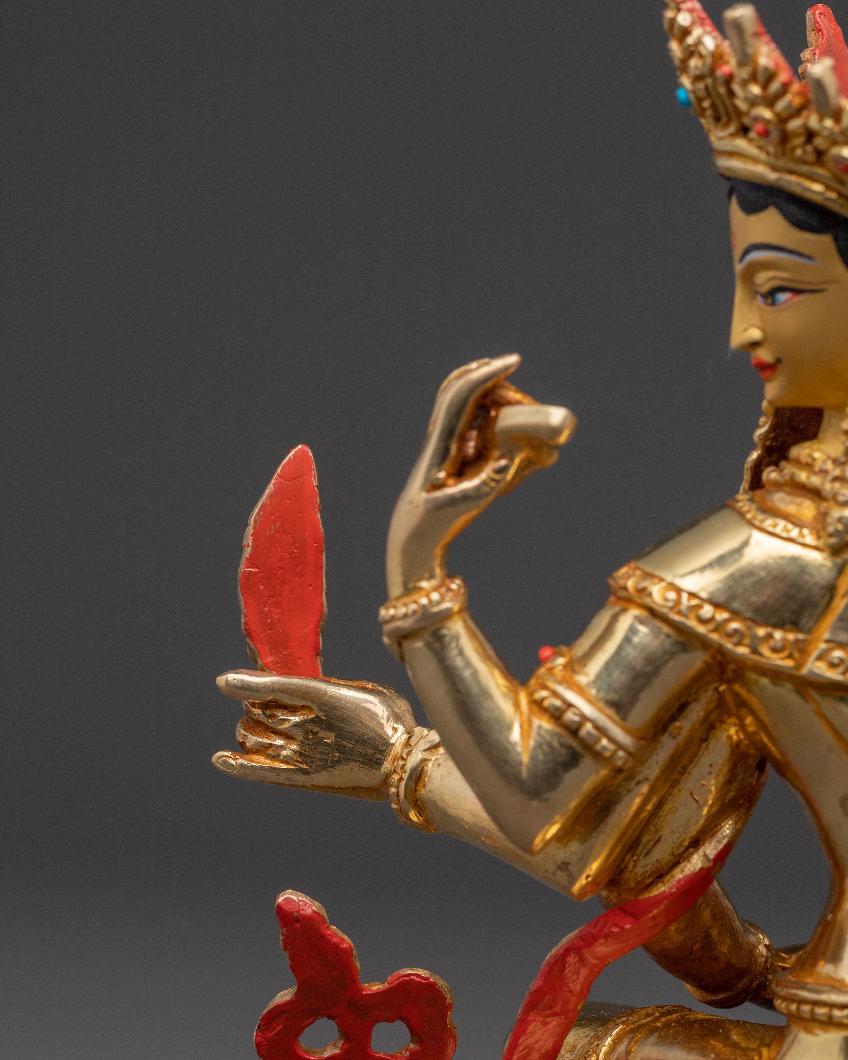 Vasudhara Tibetan Prosperity Statue | Meditation Altar Decor