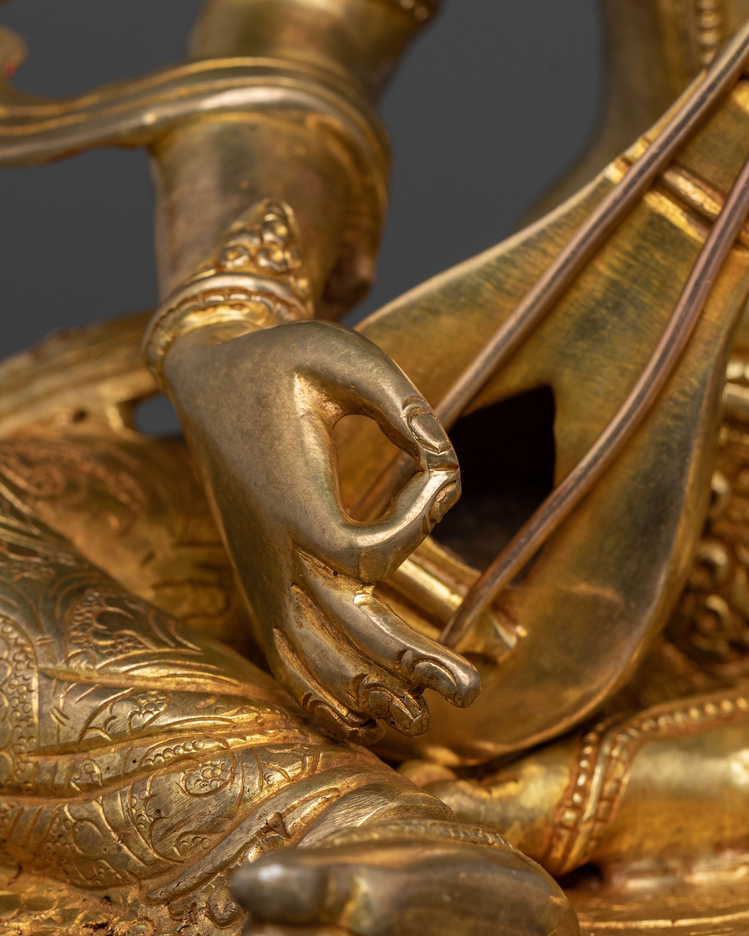 Goddess Saraswati Handcrafted Statue | Goddess of Wisdom