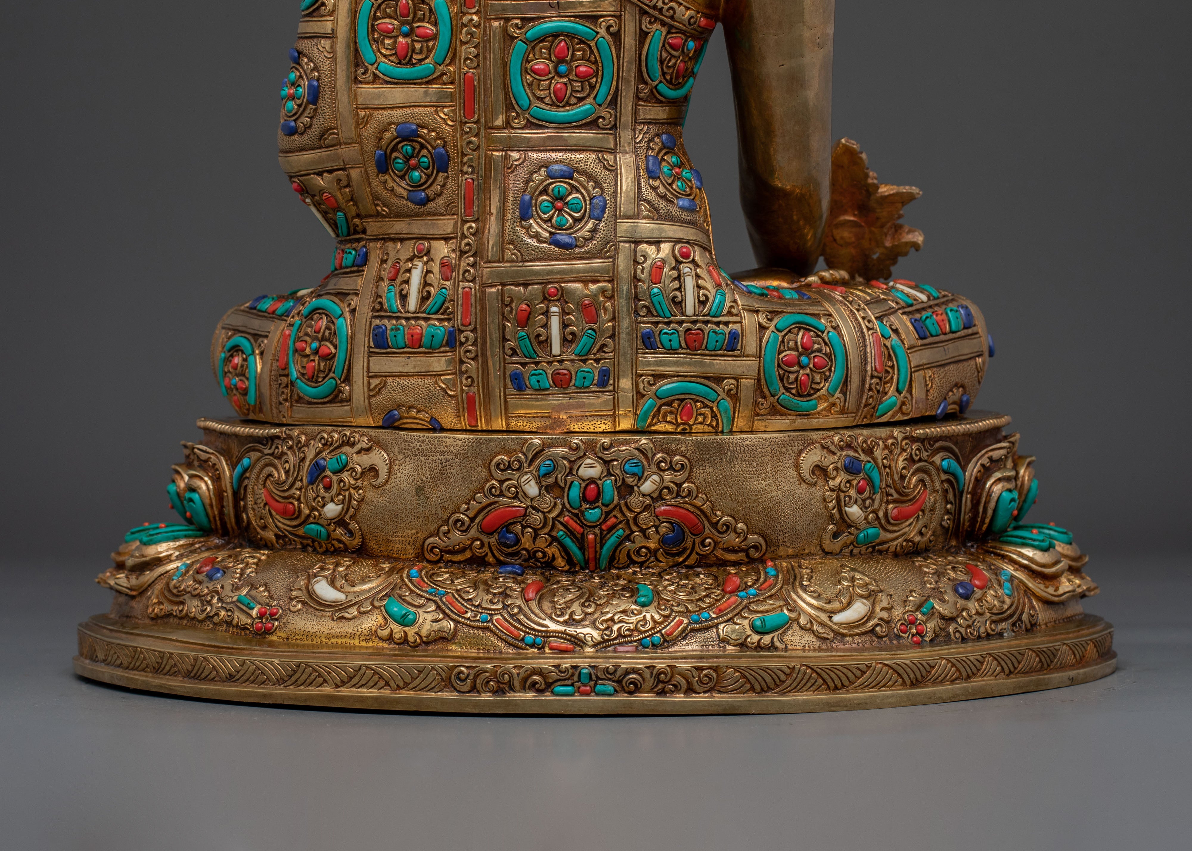 Medicine Buddha Sculpture | Radiant Spiritual Healer