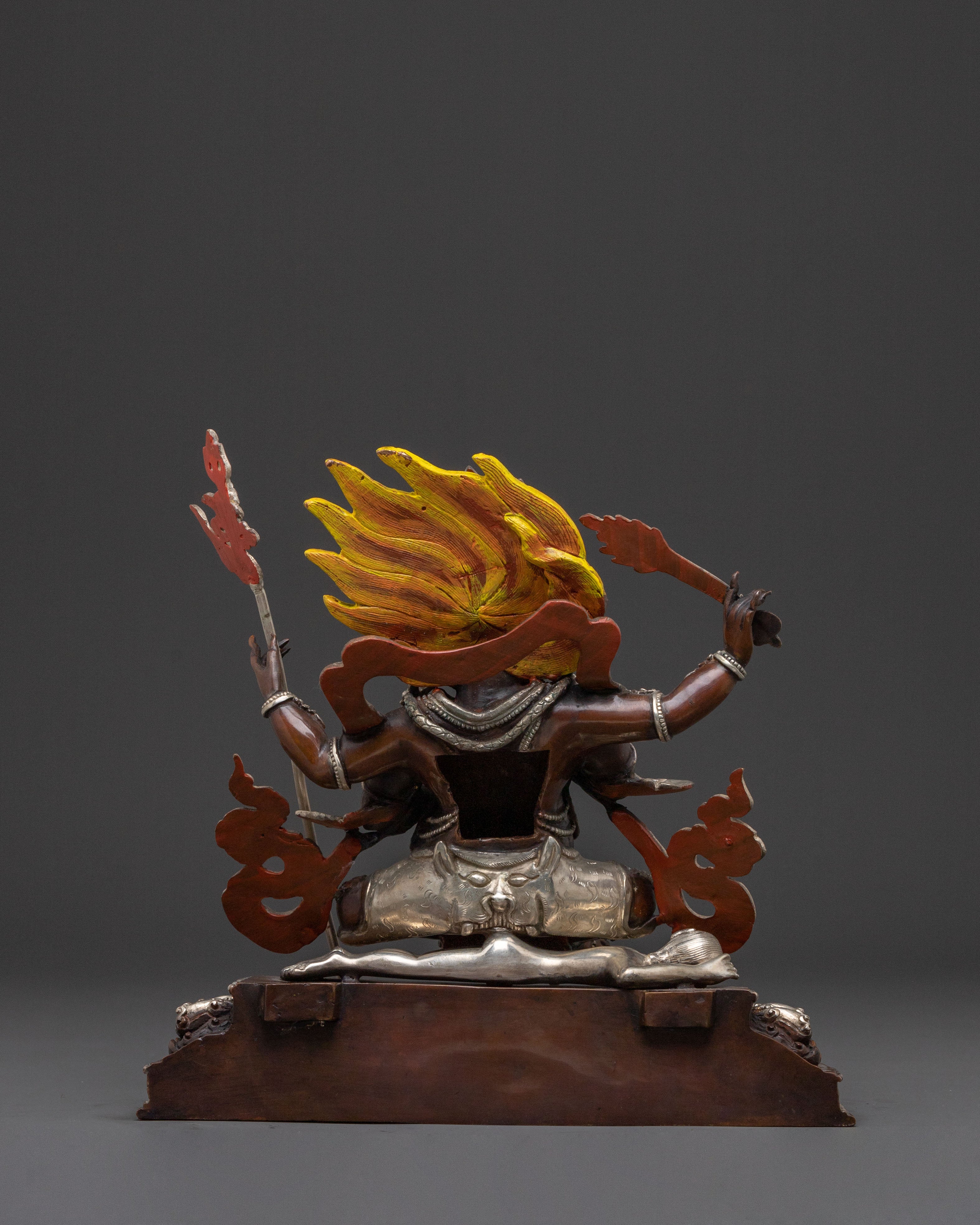 4 Armed Mahakala Statue for Spiritual Spaces