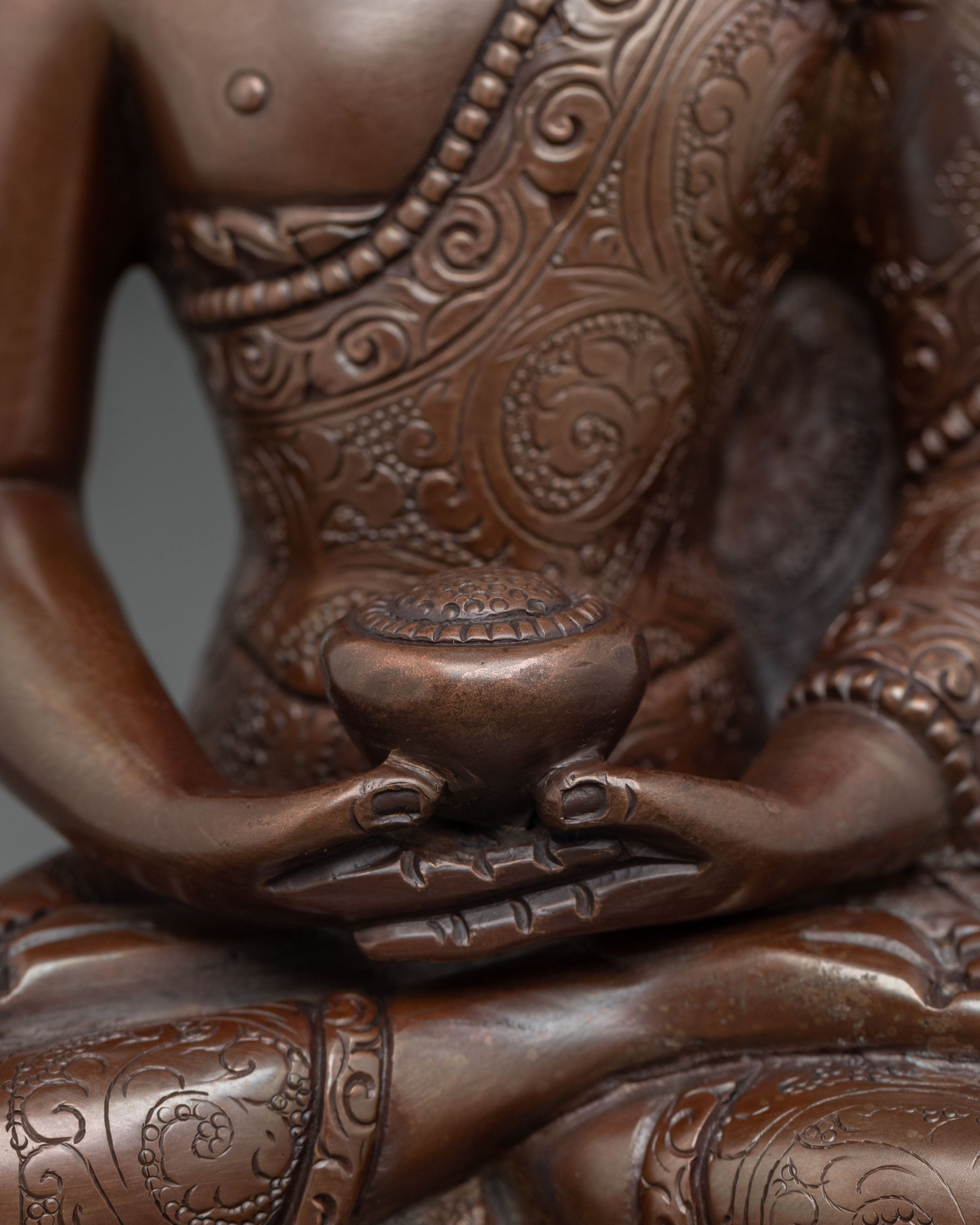 Traditional Statue of Amitabha Buddha | Buddhist Altar Decor