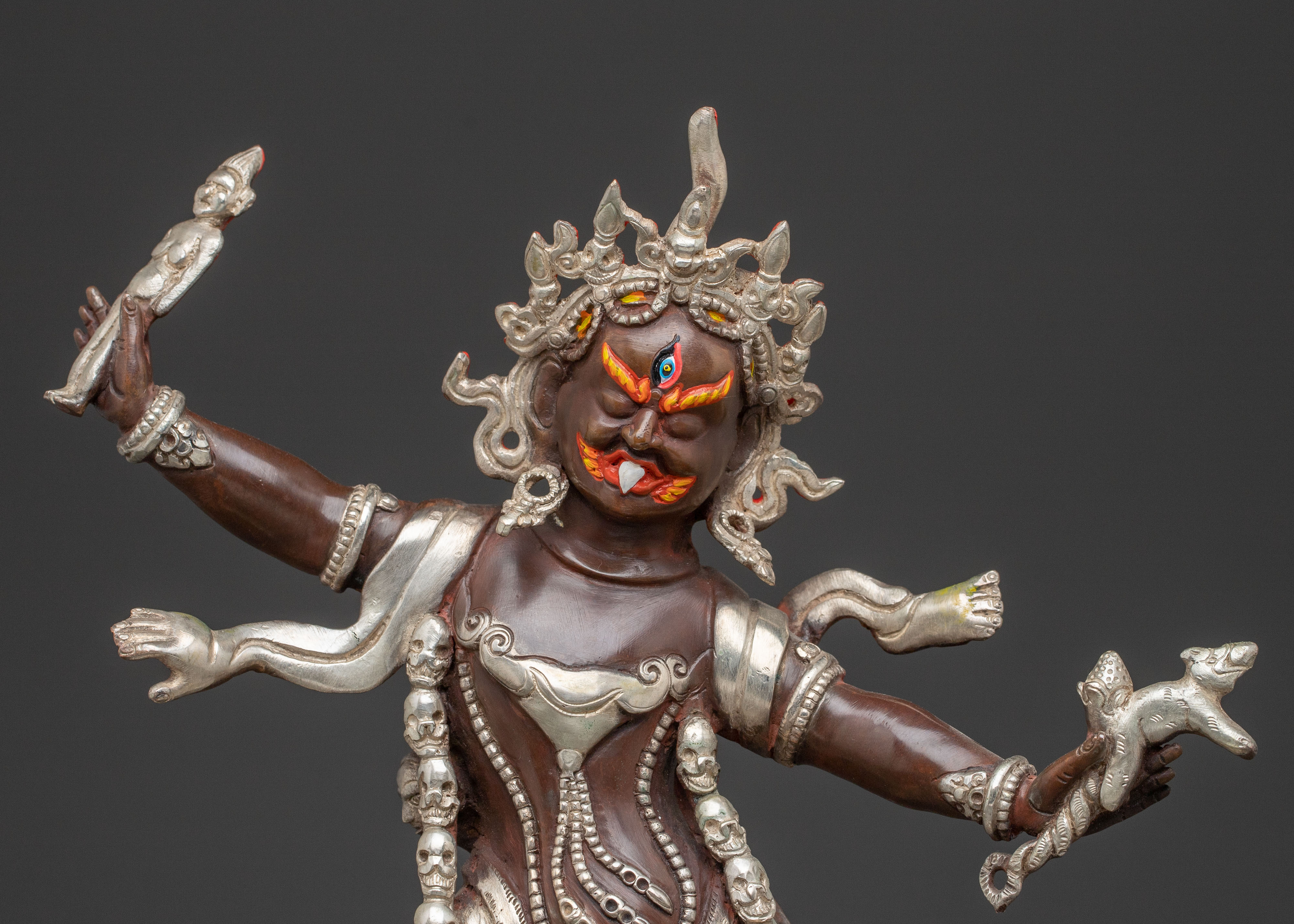 Handcrafted Ekajati Sacred Statue: Protector Deity