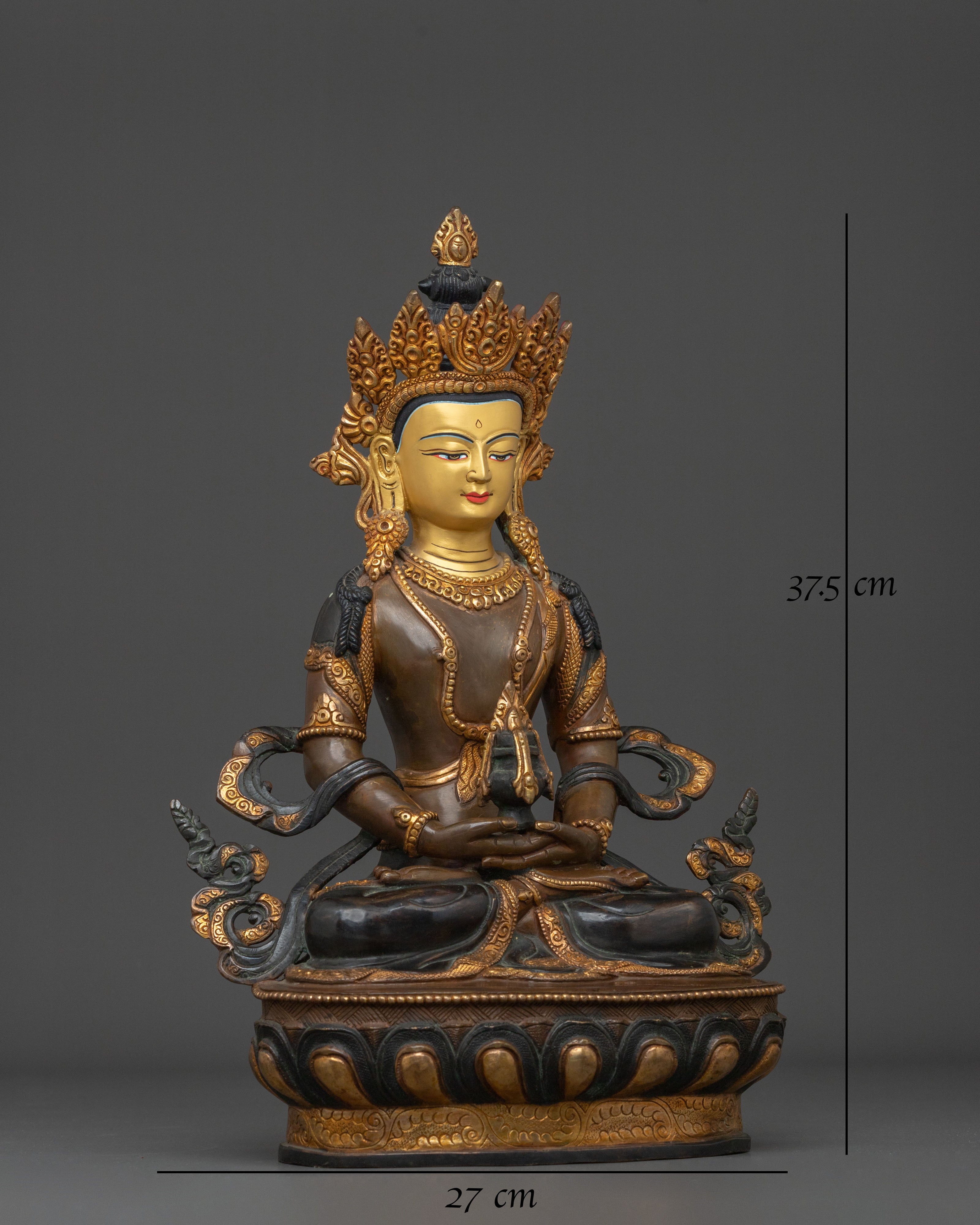 Amitayus Statue: Longevity Deity