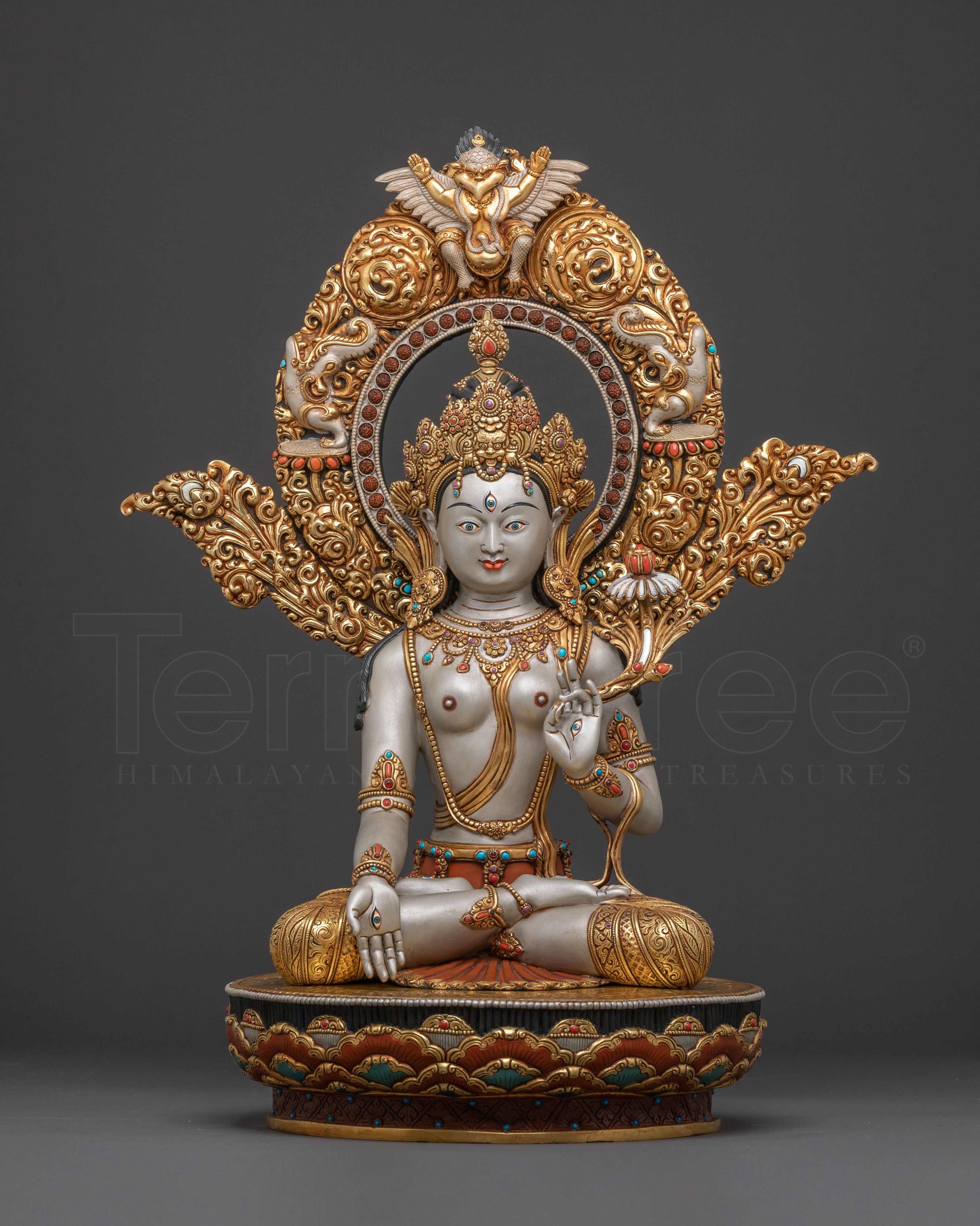 White Tara Statue 
