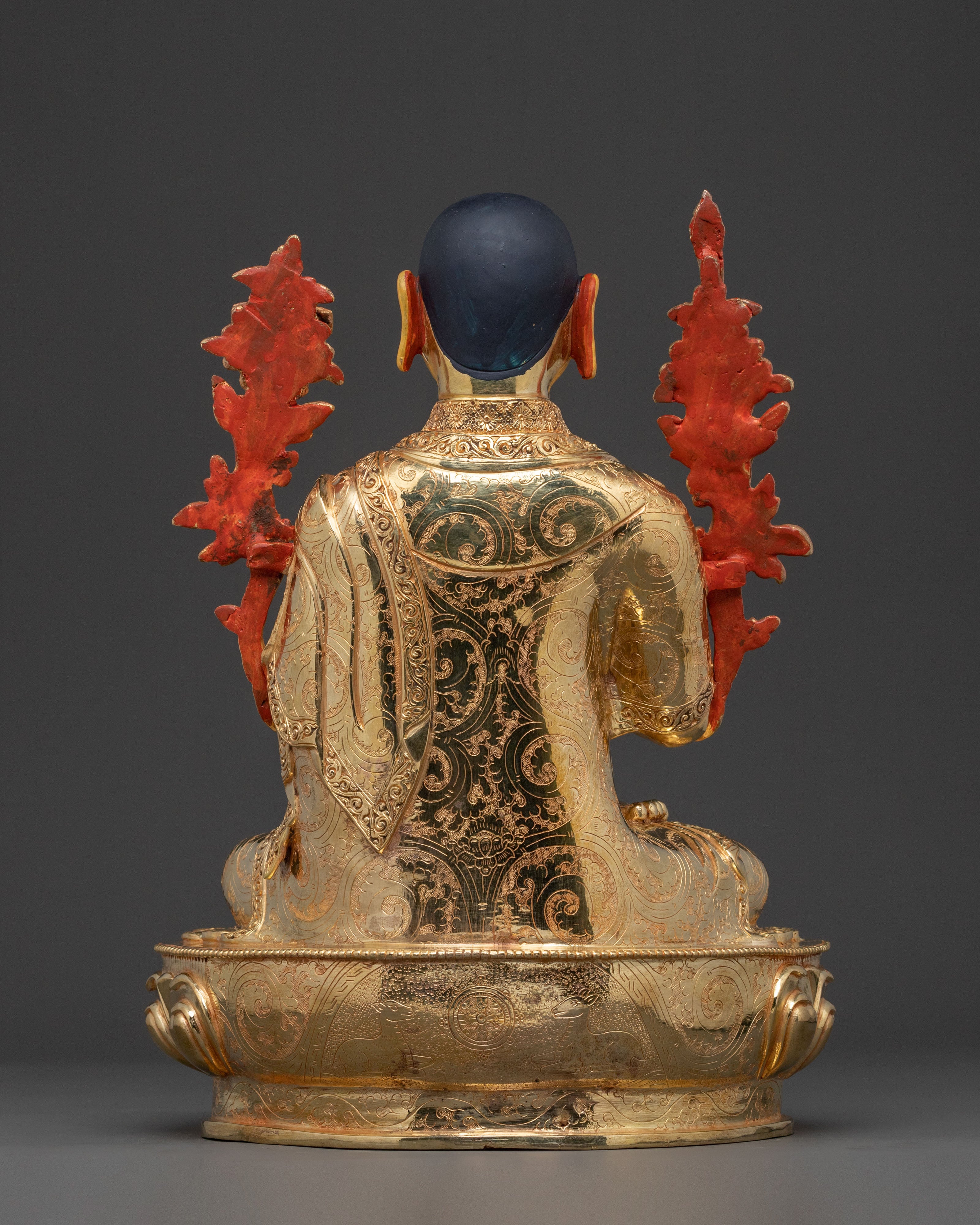 Tsongkhapa and Disciples Altar Statue | Tibetan Buddhist Decor