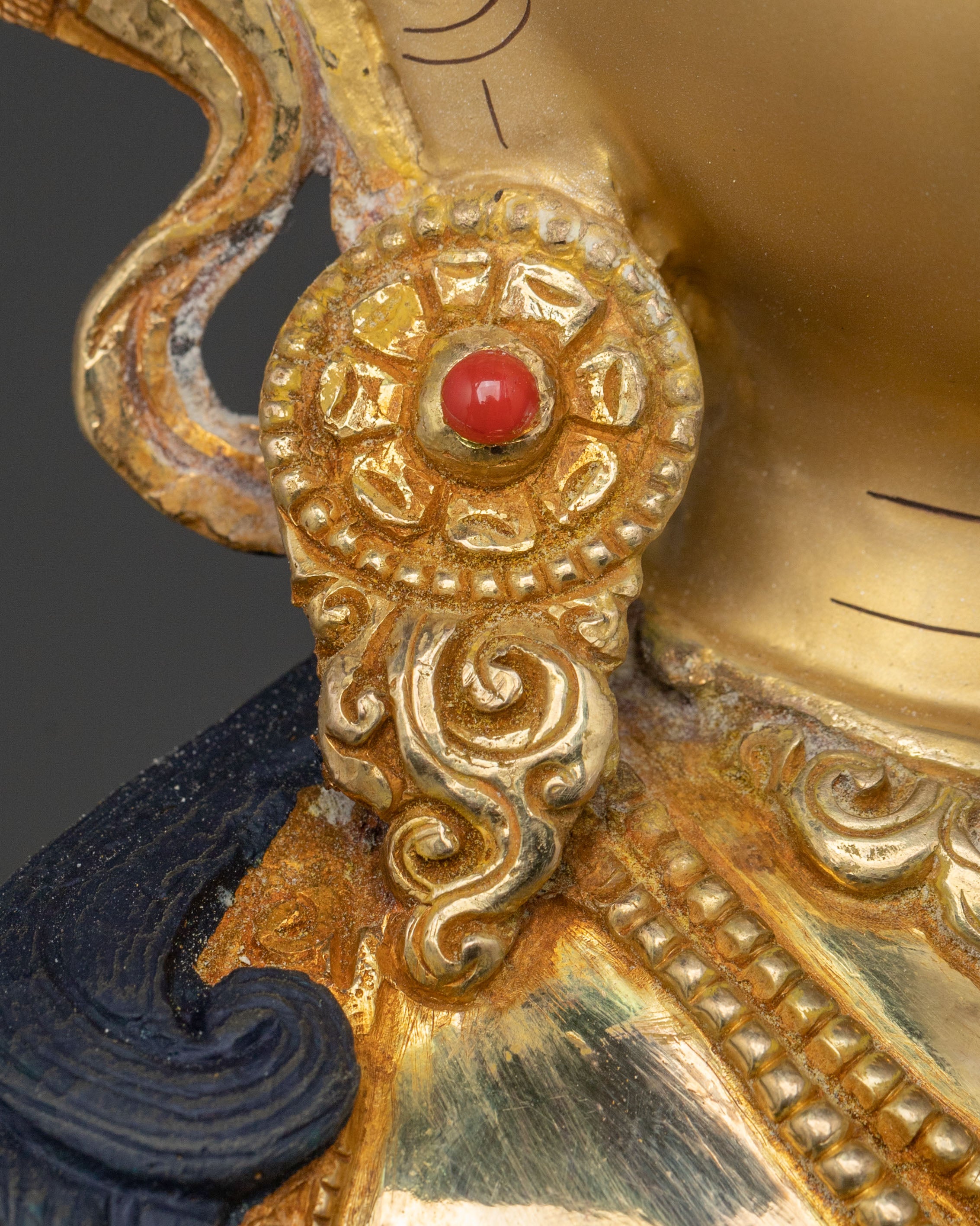 Wisdom Buddha Manjushri Statue | Enlightened Wisdom Altar Decor