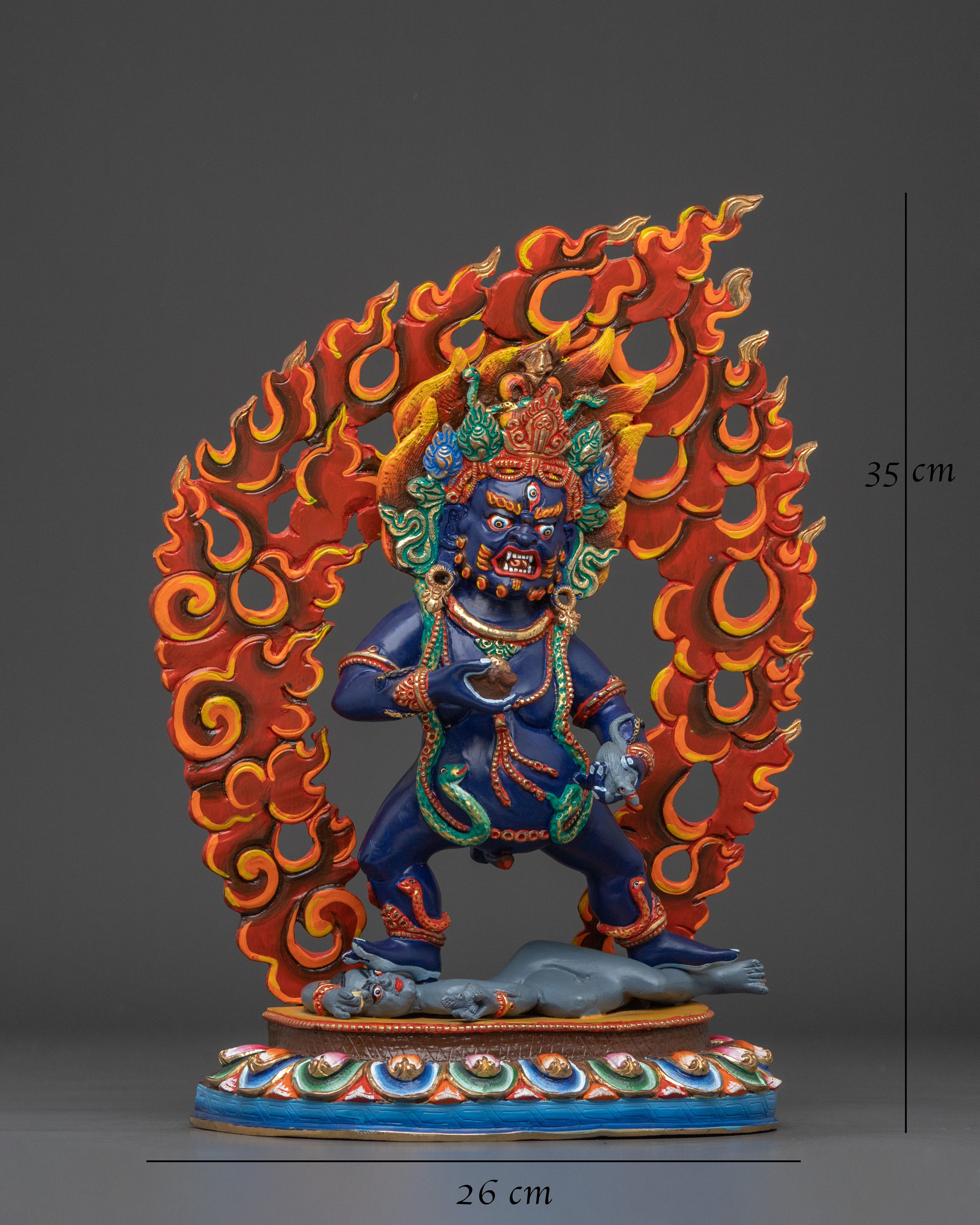 Black Dzambhala Statue  | Tibetan Wealth Deity