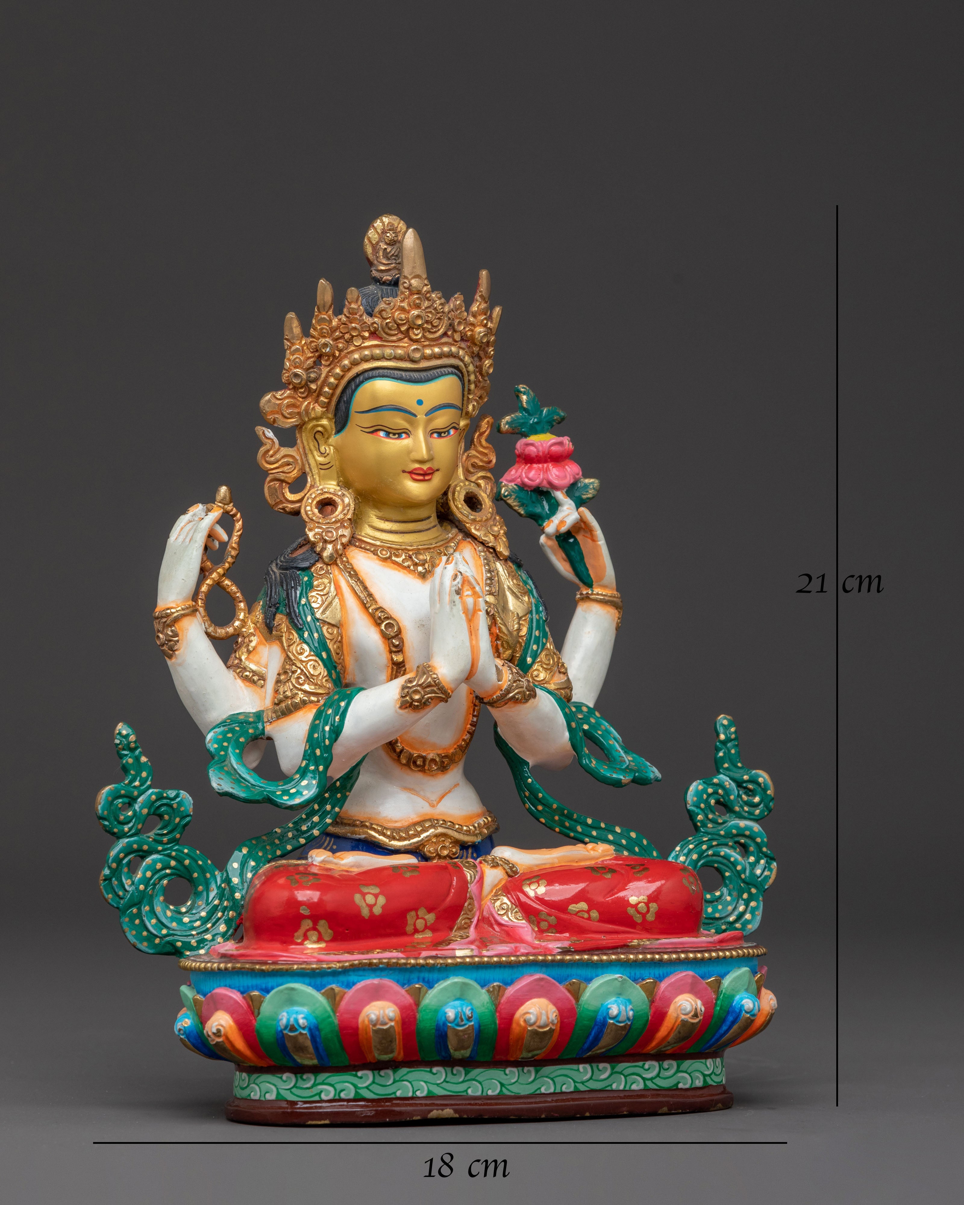 Blessings Statue of Chenrezig – One with Unwavering Eye