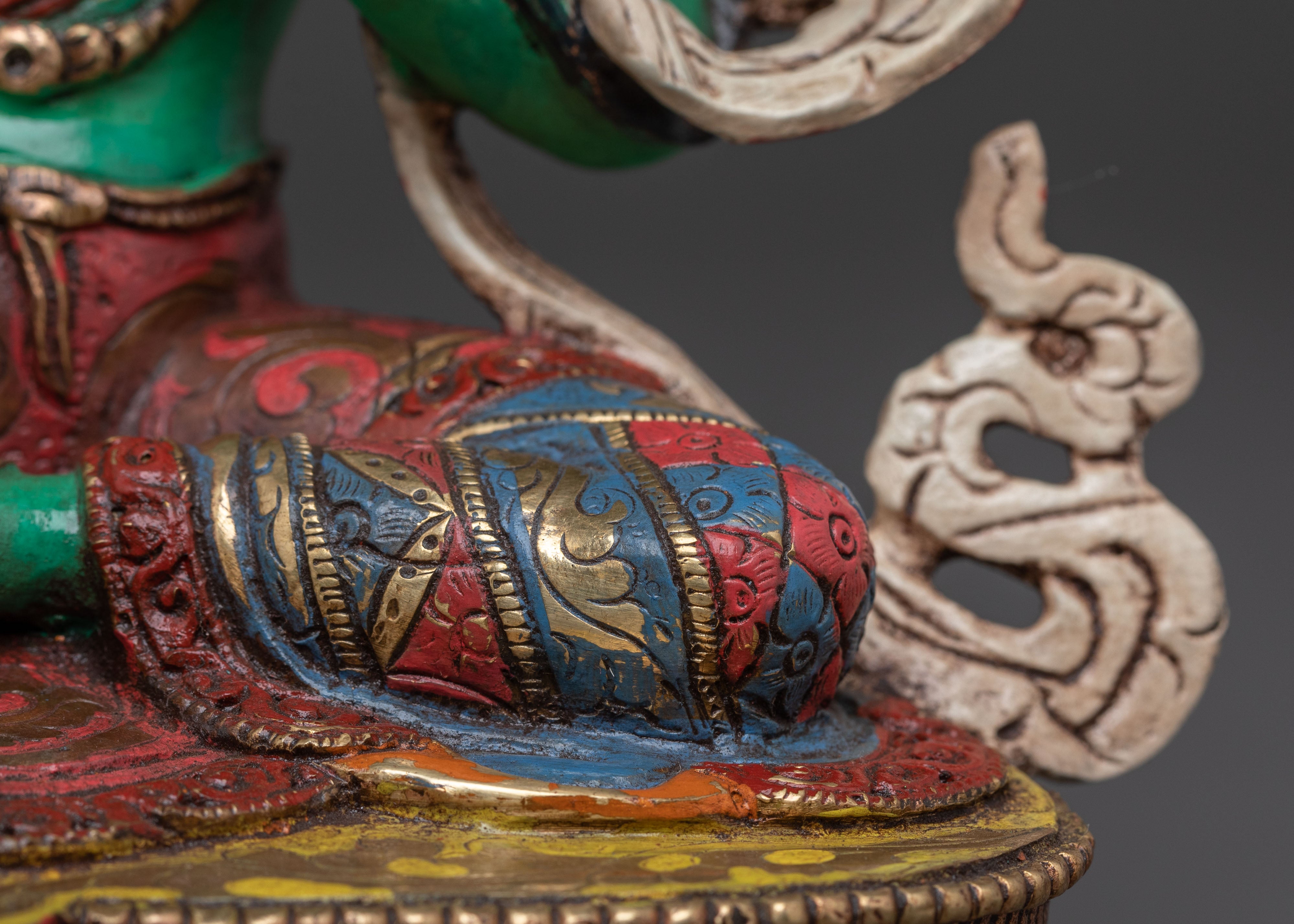 Mother of Liberation Green Tara Figurine | Sacred Buddhist Statue