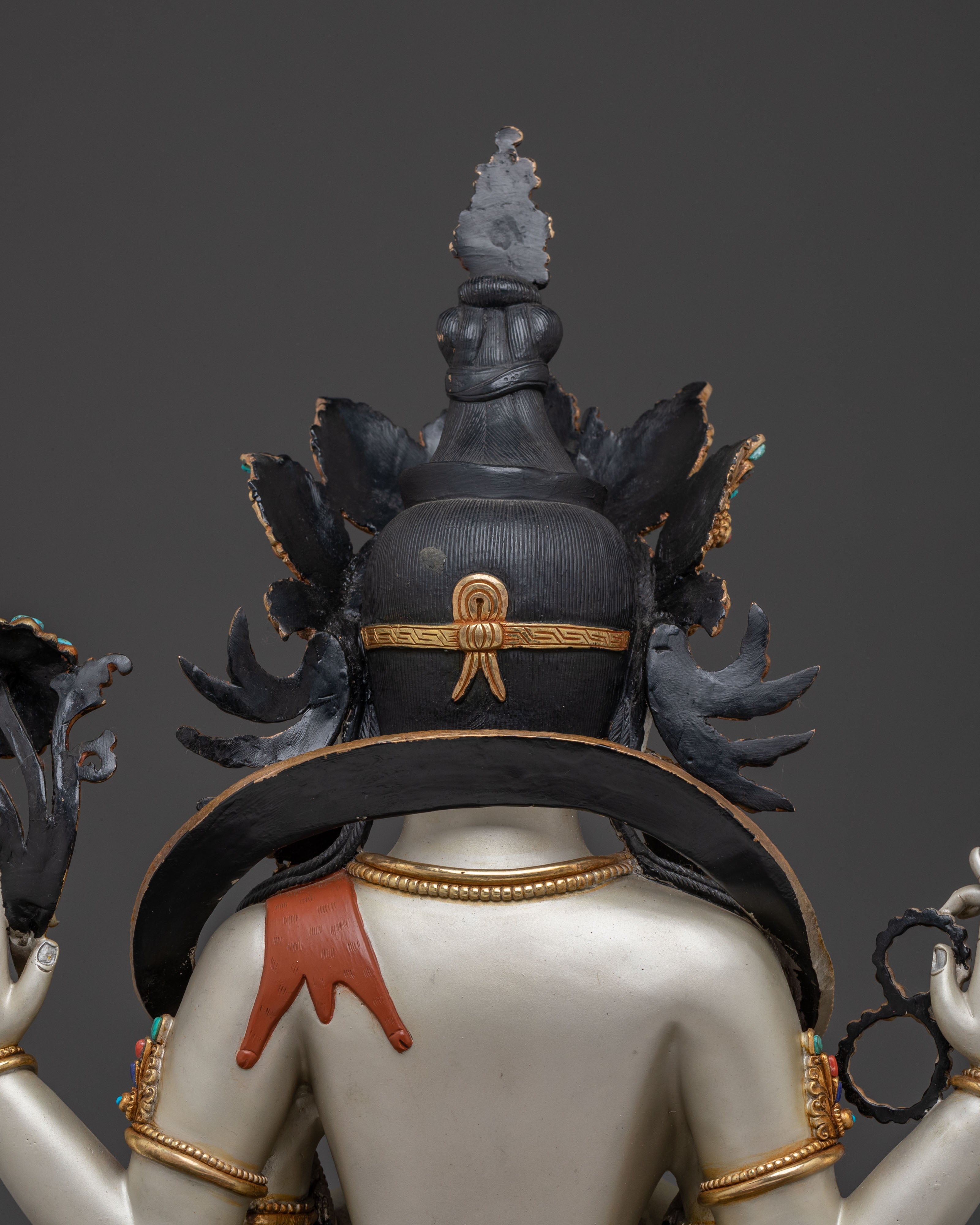 Chenrezig 24K Gold Gilded Icon of Compassion