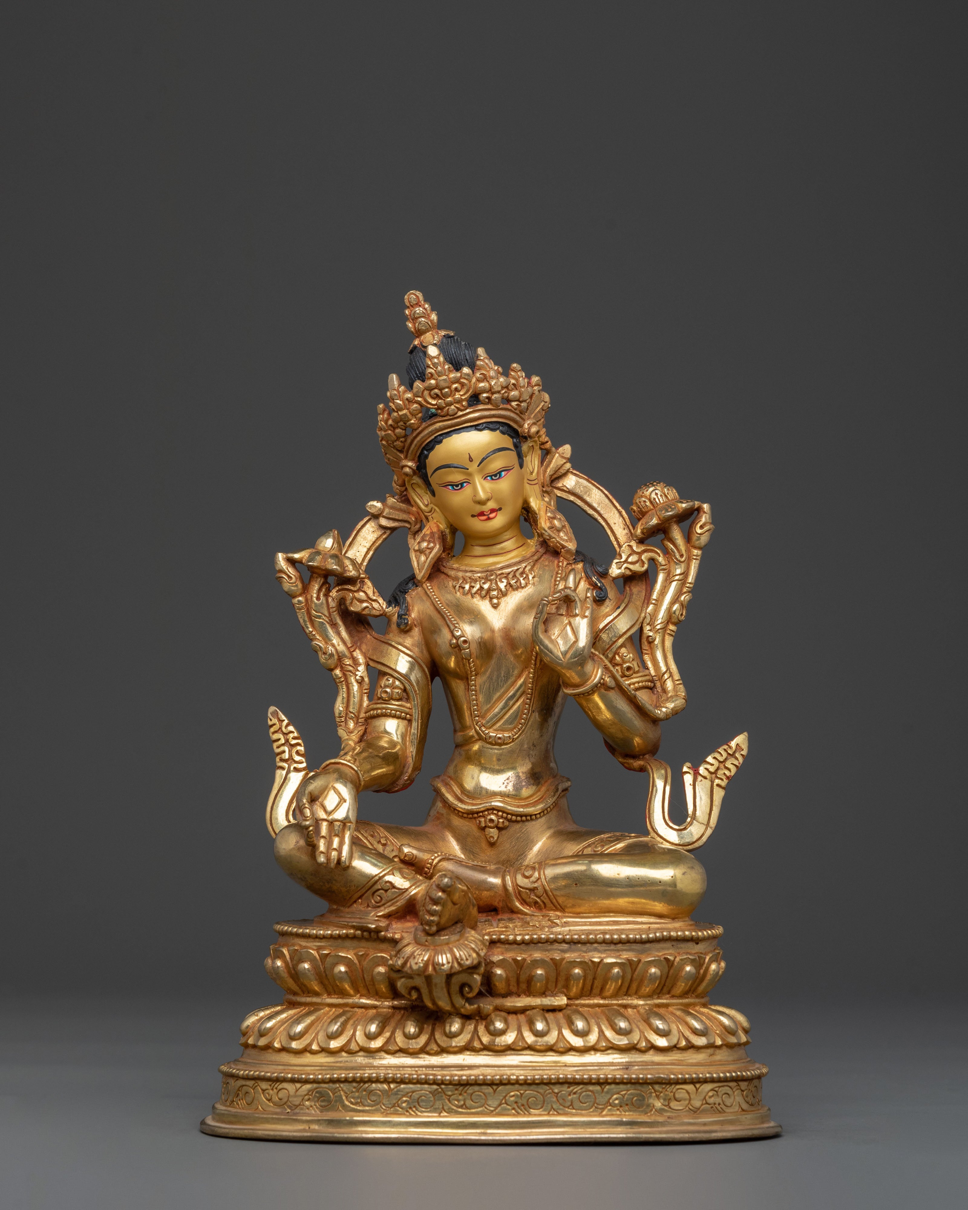 The Compassionate Protector Green Tara Statue
