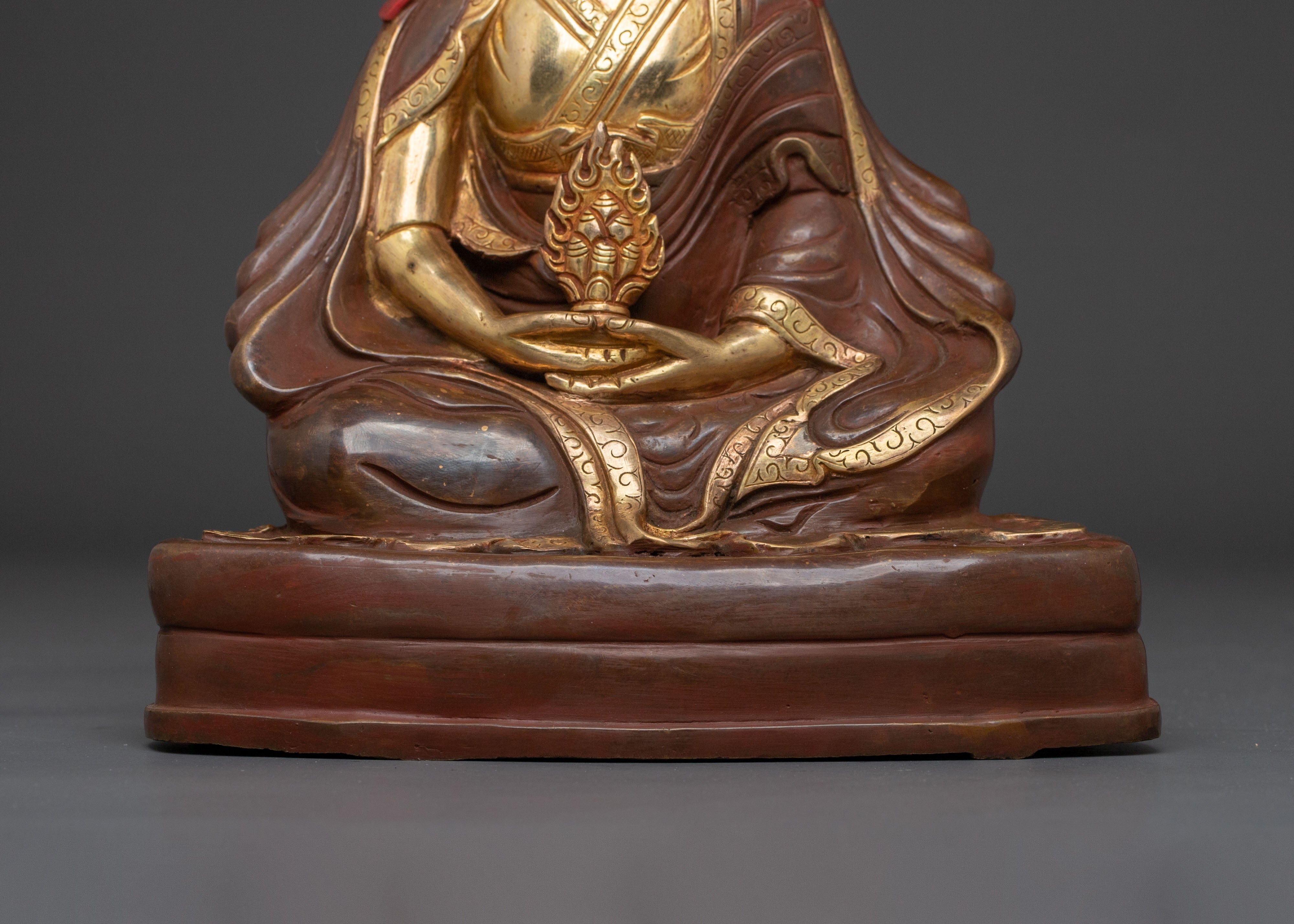 Handcrafted Gampopa Statue | Buddhist Master