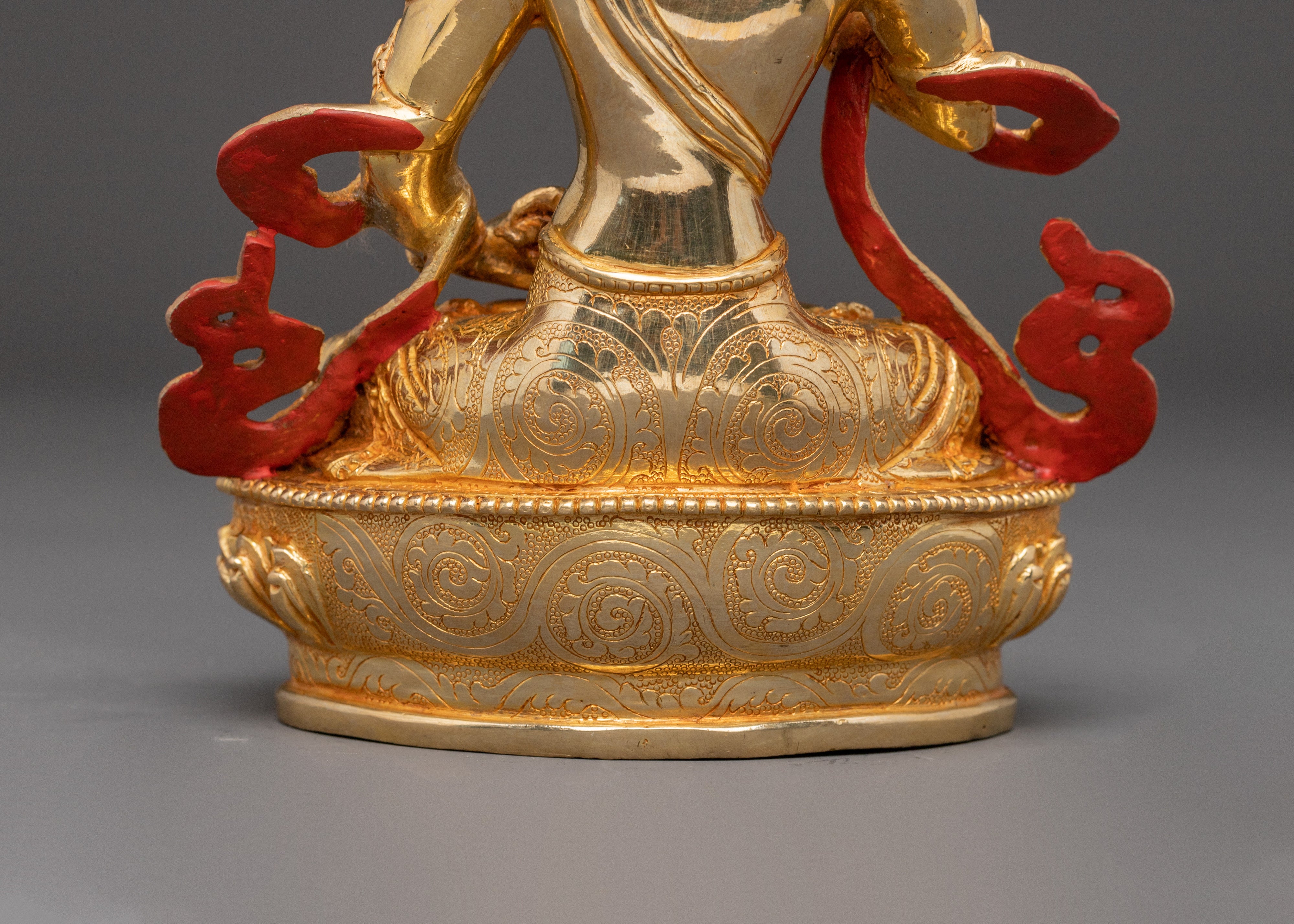 Golden Handcrafted Statue of Vajrasattva | Dorje Sempa Sculpture