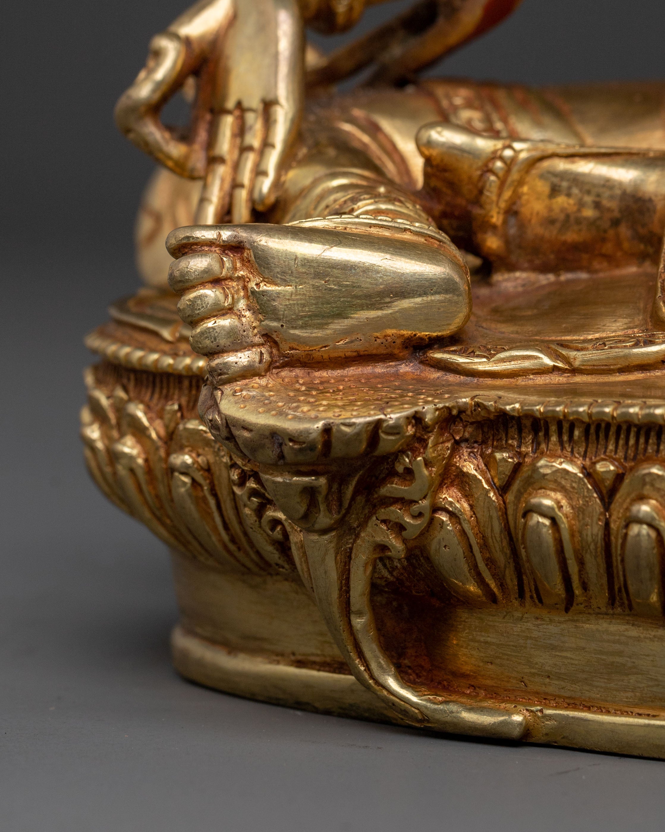 Green Tara Statue: Handcrafted Icon for Sacred Practice
