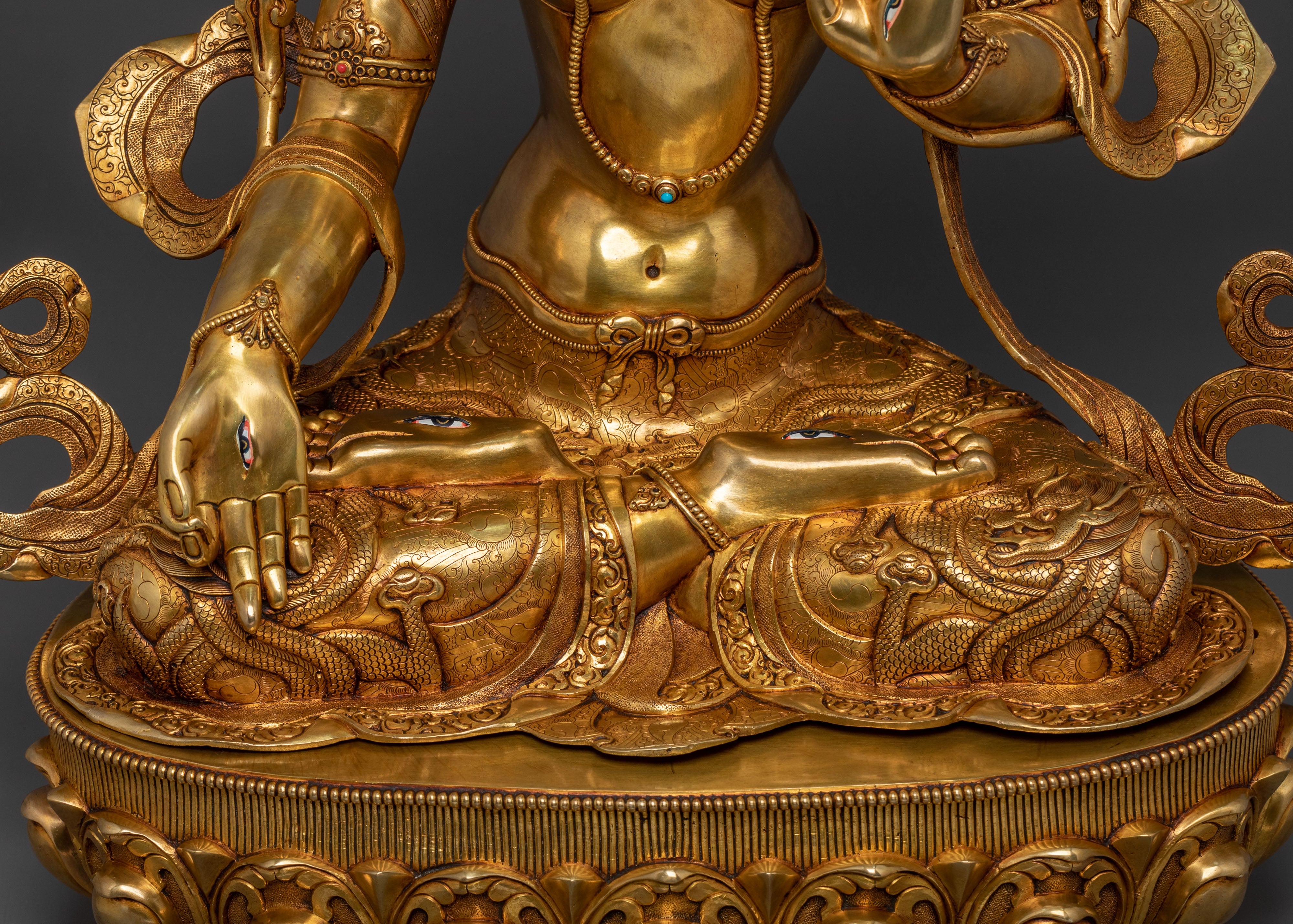 White Tara Statue: Goddess of Longevity
