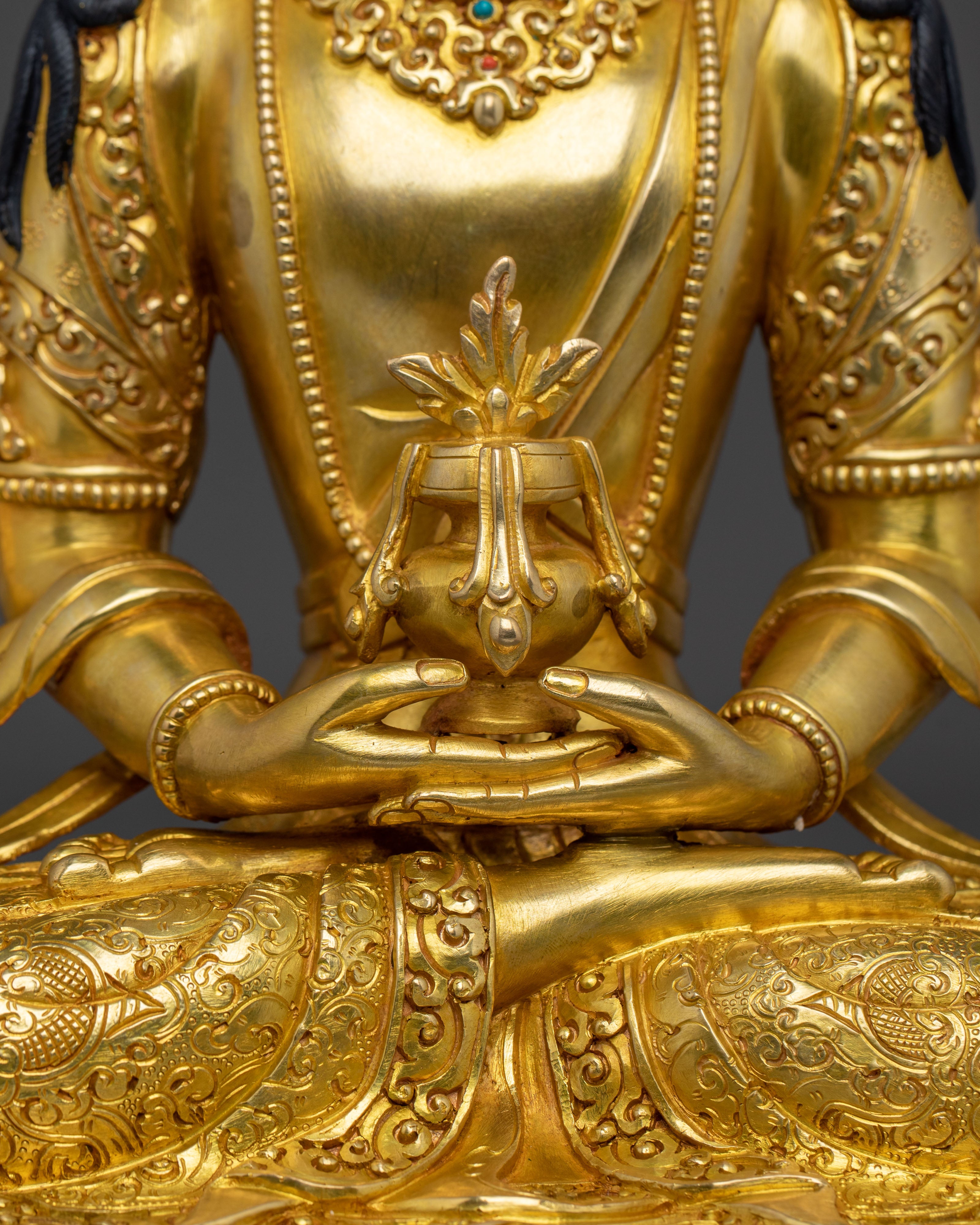 Amitayus Statue | Buddhist Long Life Deity