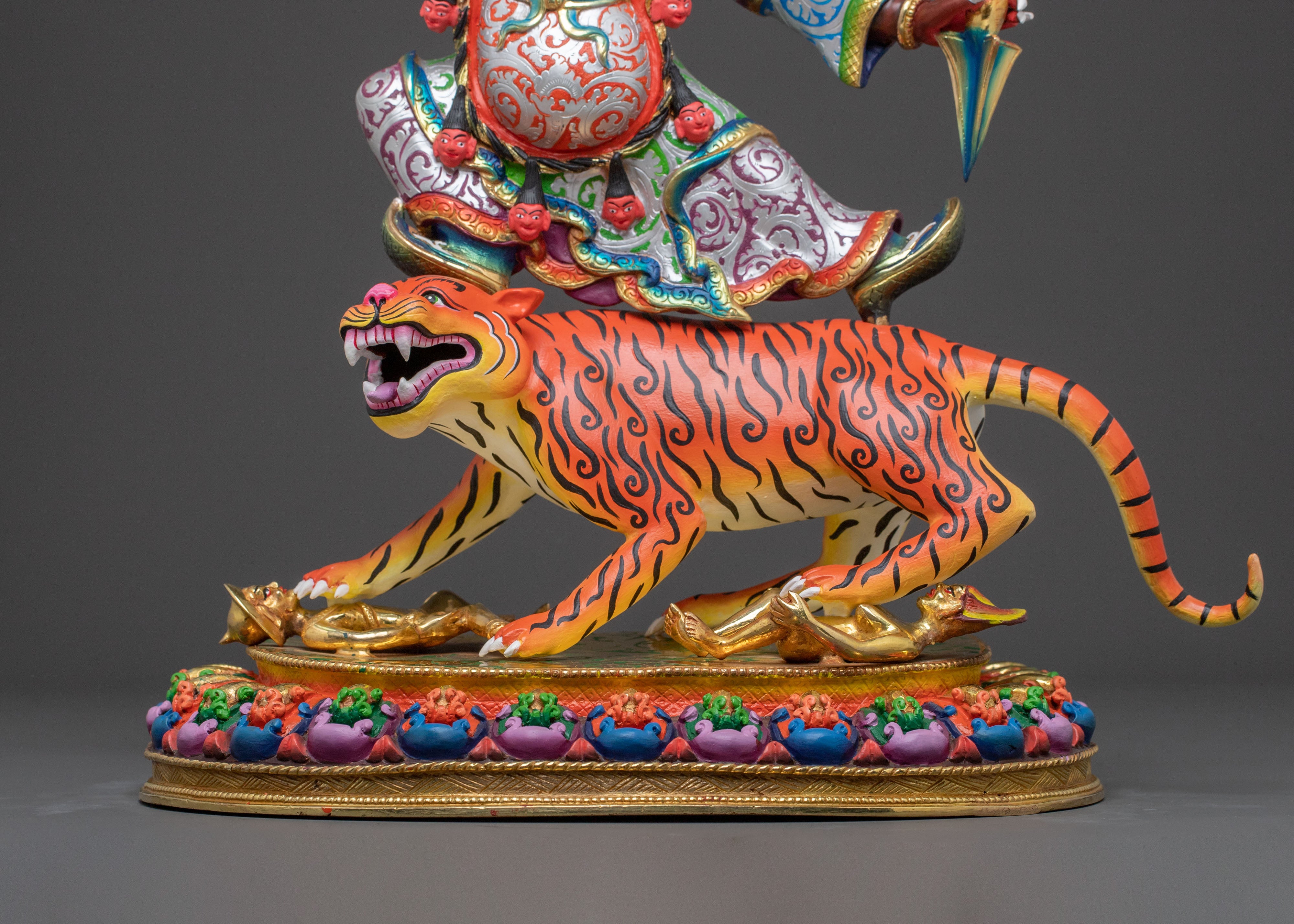 Dorje Drollo Tantric Protector Sculpture for Altar