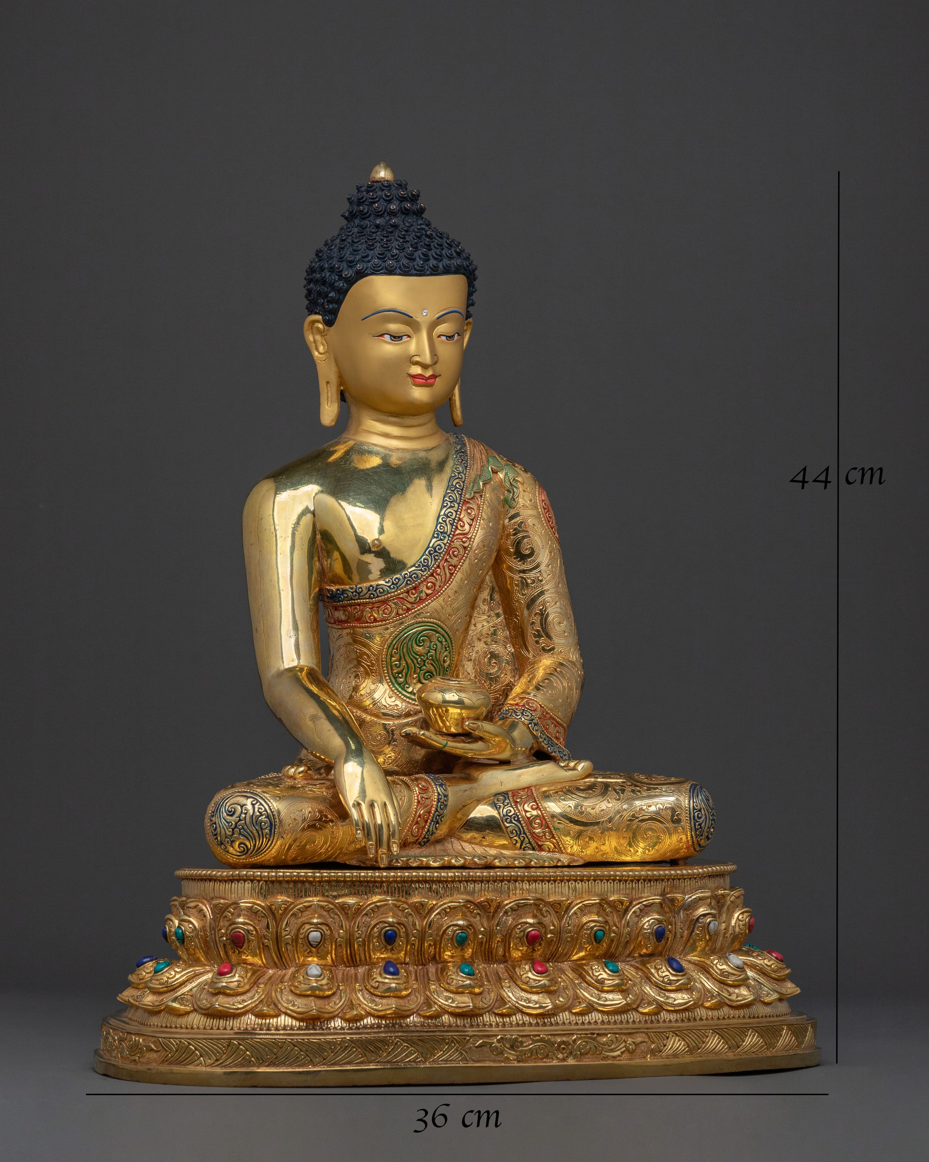 Handcrafted Shakyamuni Buddha Sacred Figure