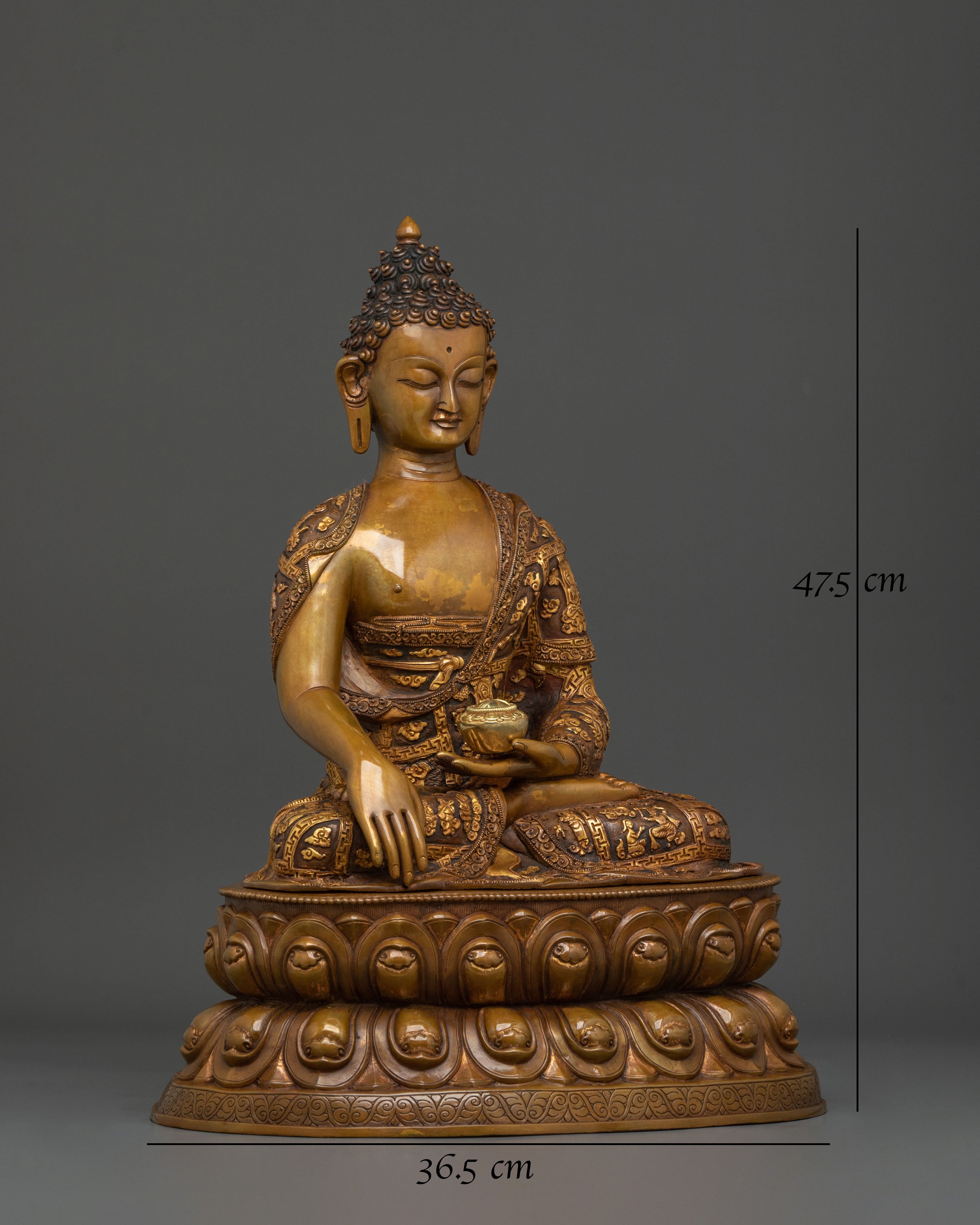 Hand-Carved Shakyamuni Buddha Figurine | Home Decor