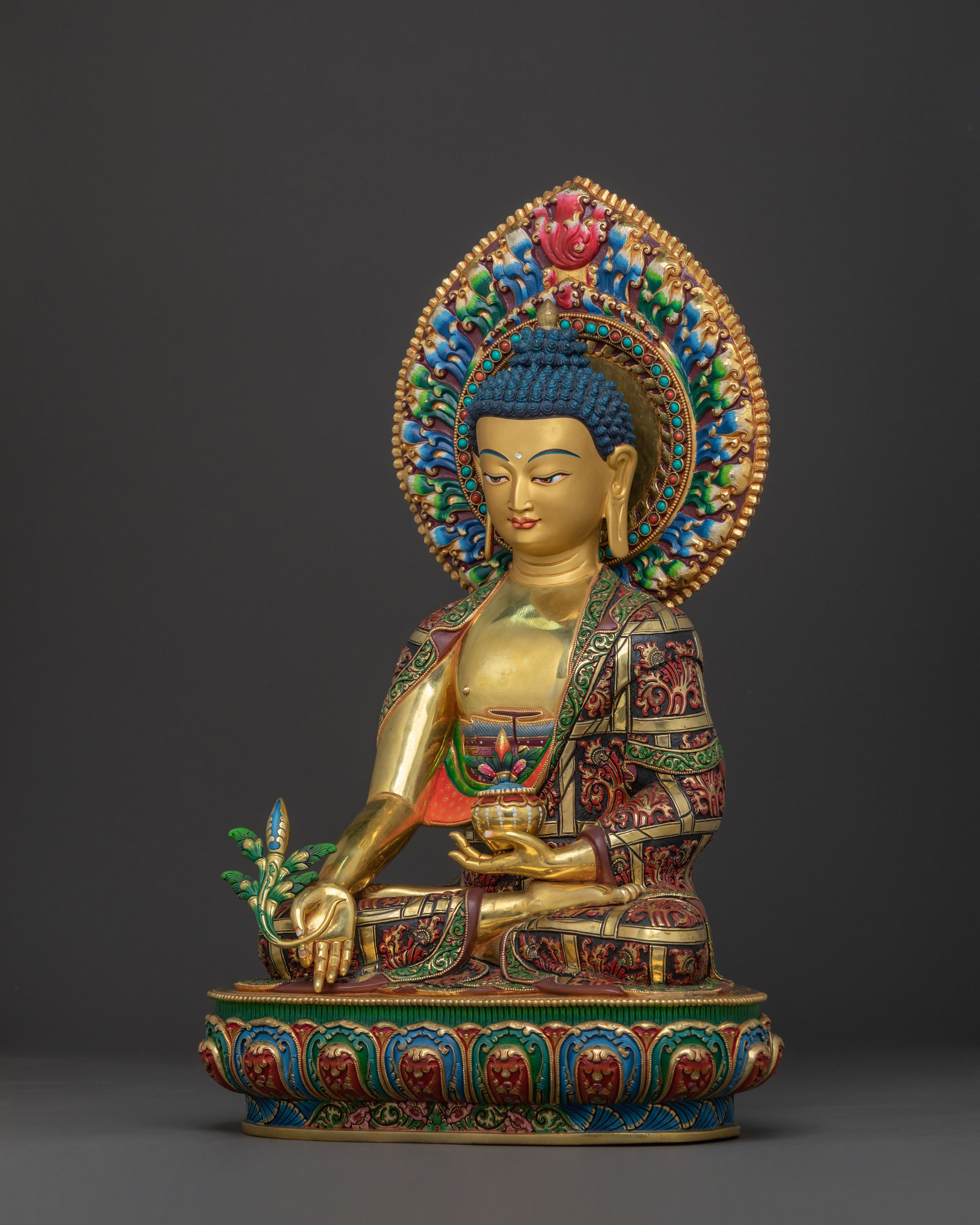 Medicine Buddha Blessing Statue | Healing Icon