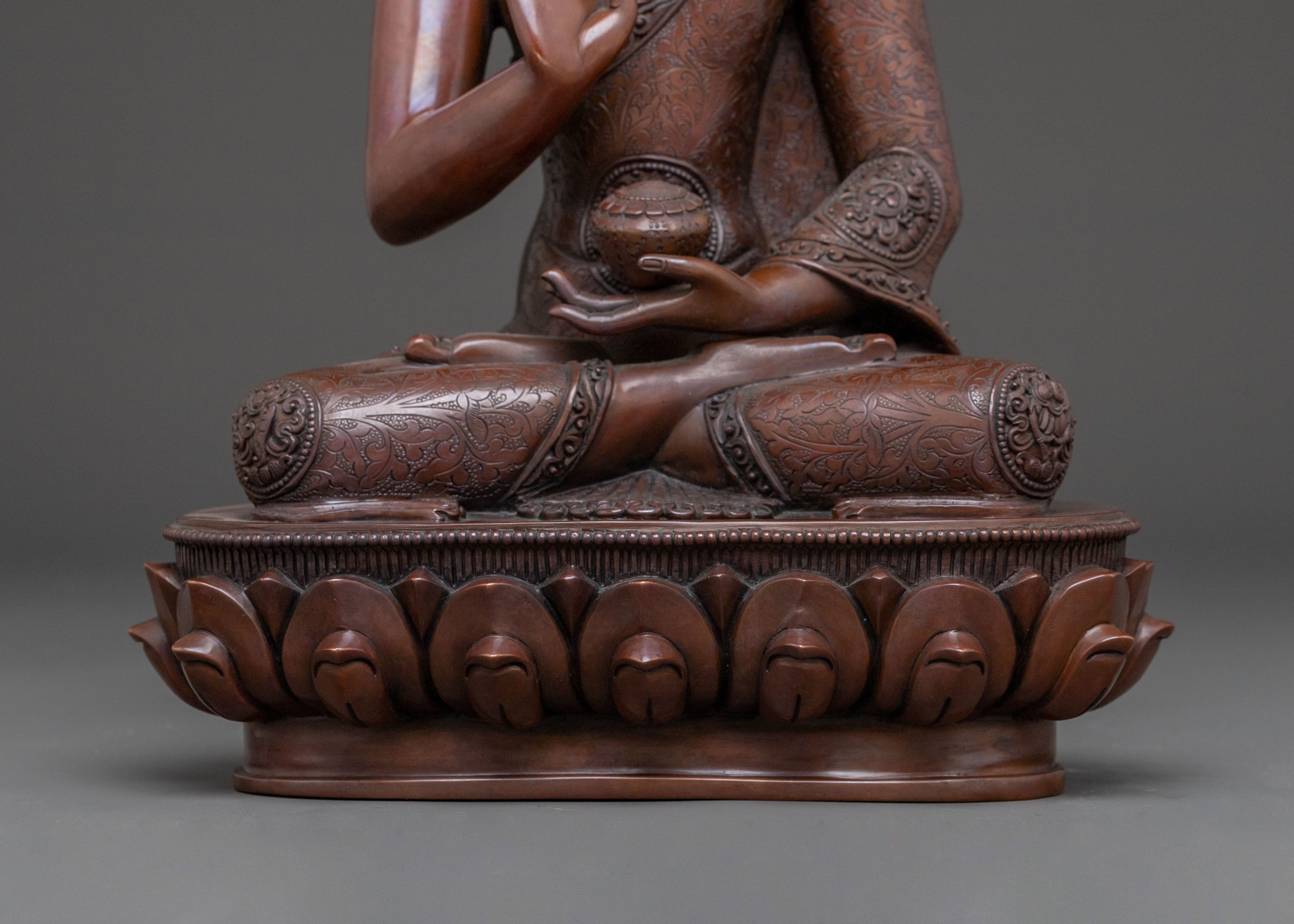 Statue of Amogasiddhi Dhyani Buddha | Wisdom Buddha