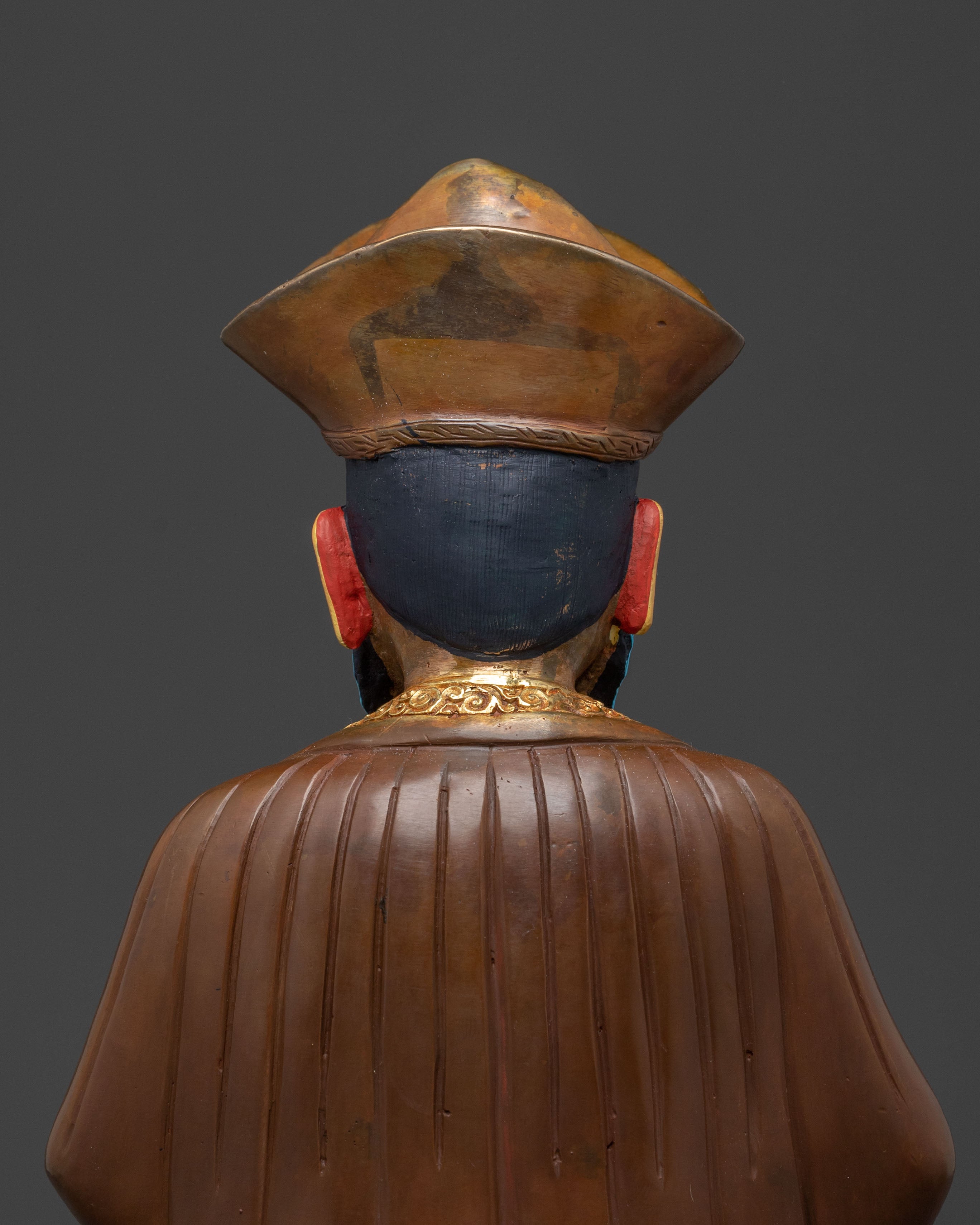 Guru Shapdum Sacred Statue | 24k Gold Gilded Icon