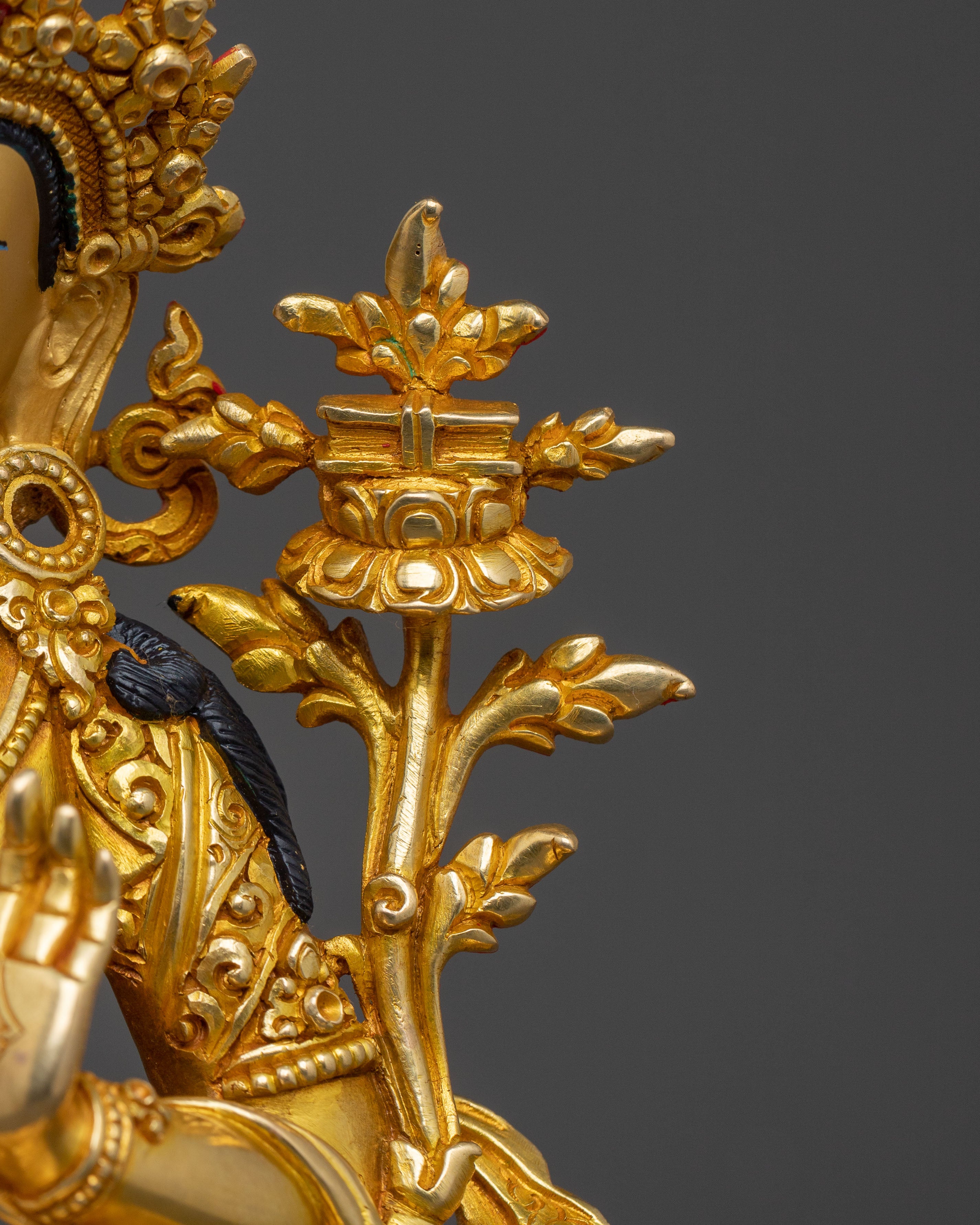 Manjushri Bodhisattva Wisdom Statue | Buddhist Sacred Altar Decor