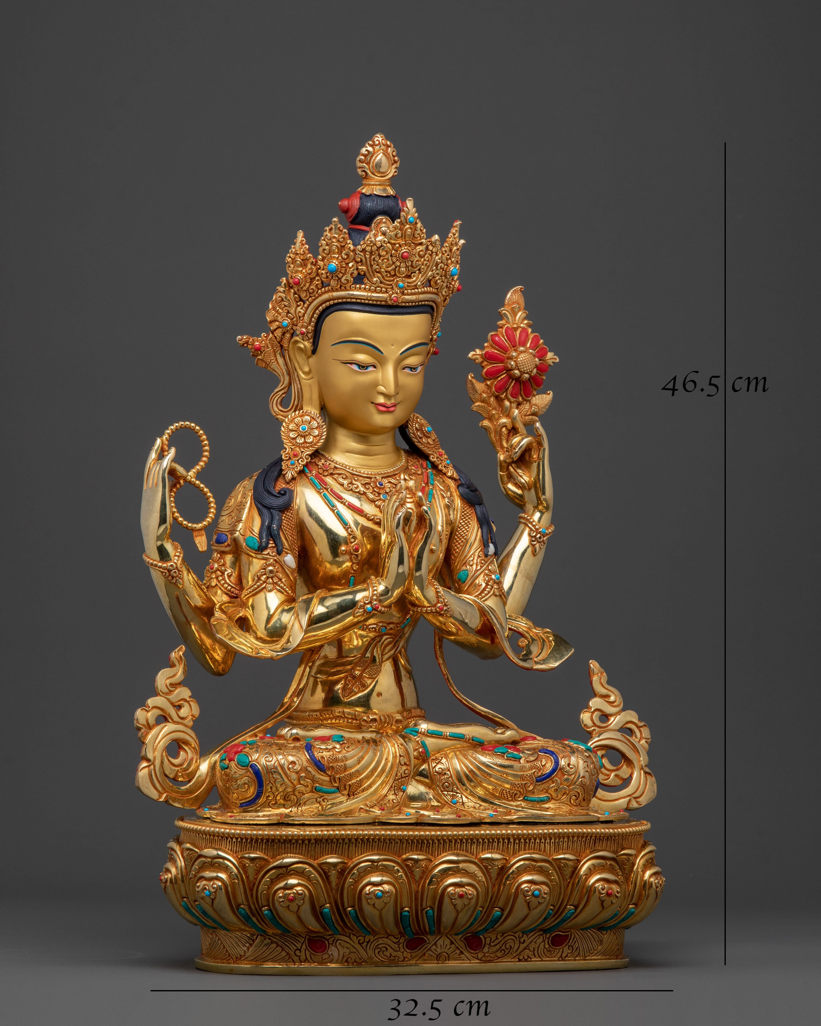 Patron Deity Chenrezig Statue | Symbol of Infinite Compassion