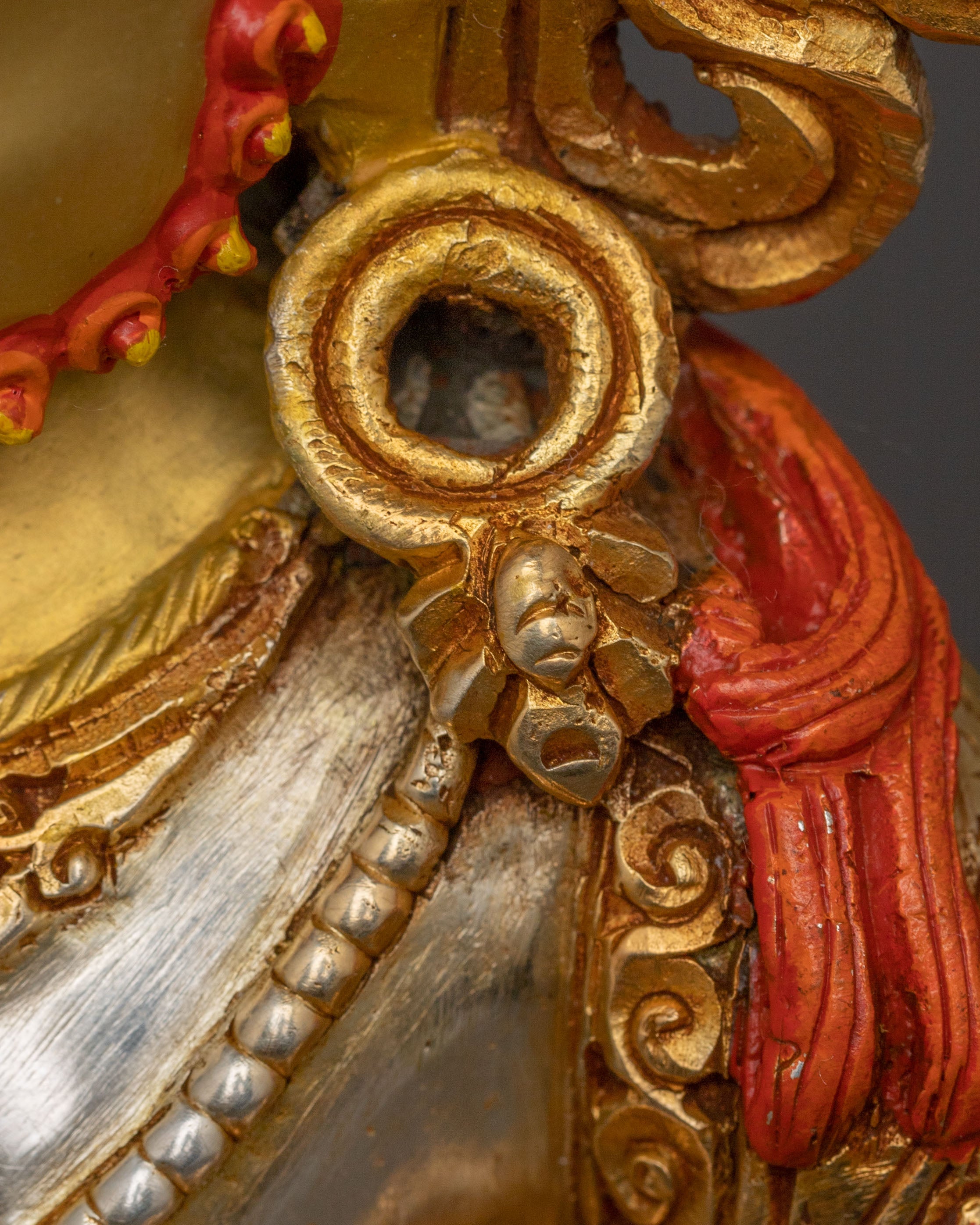 Prosperity Icon Dzambhala Statue | Handcrafted Gold Gilded Statue