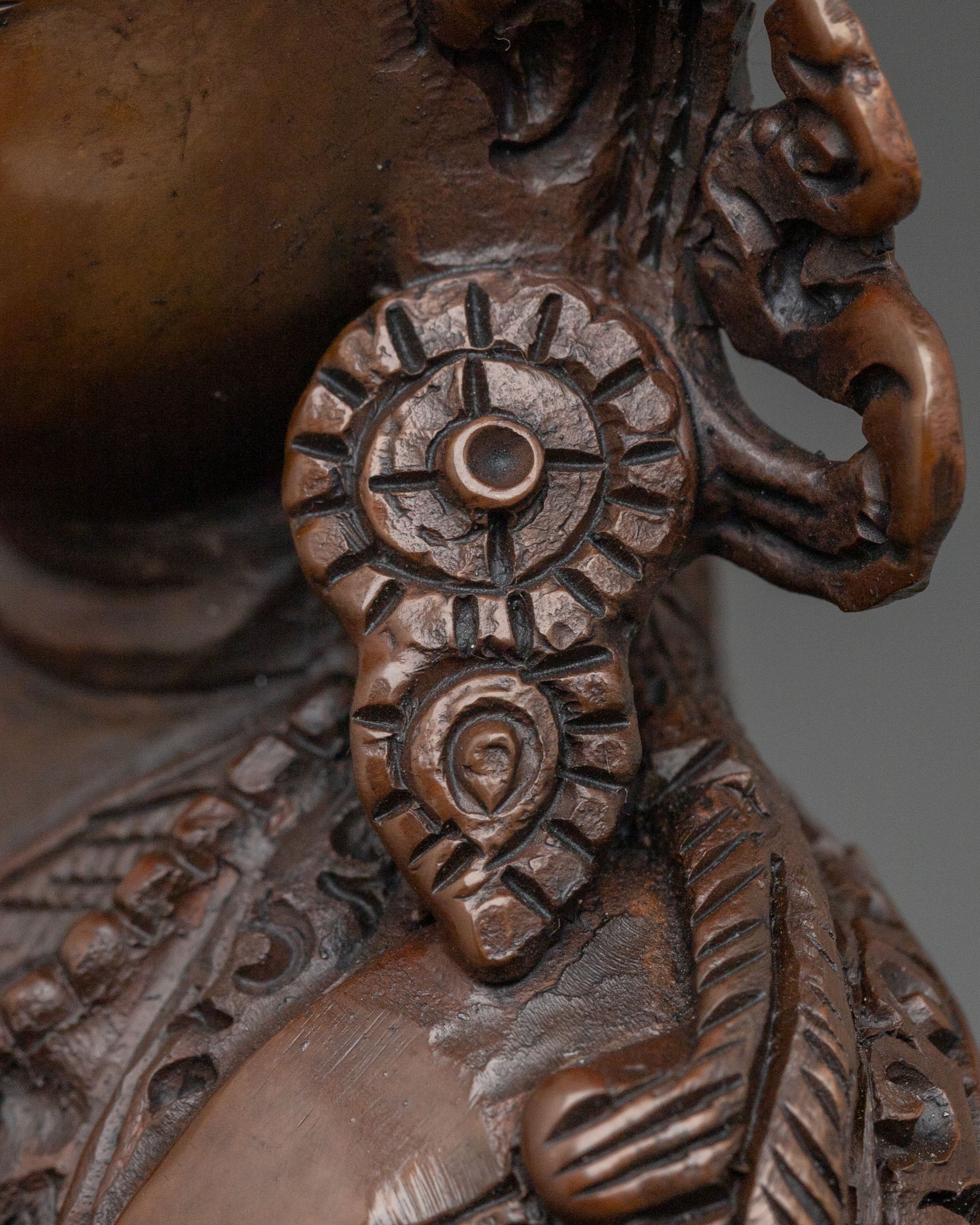 Guru Tsokye Dorje Sacred Buddhist Figurine: Lotus Born Master