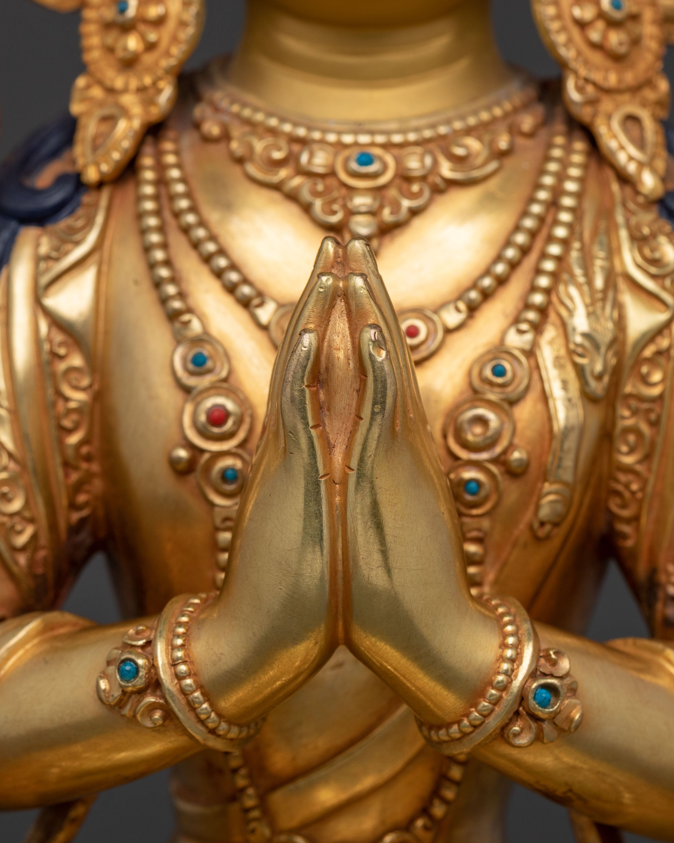 Handcrafted Avalokiteshvara Sculpture | Sacred Icon