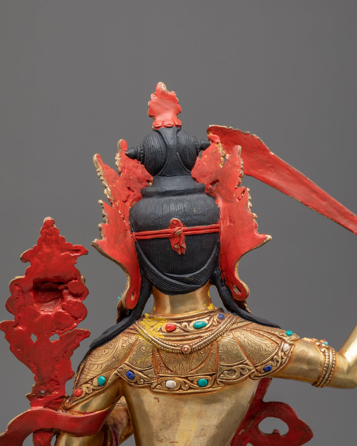 Manjughoṣa Statue | The Radiant Voice of Wisdom