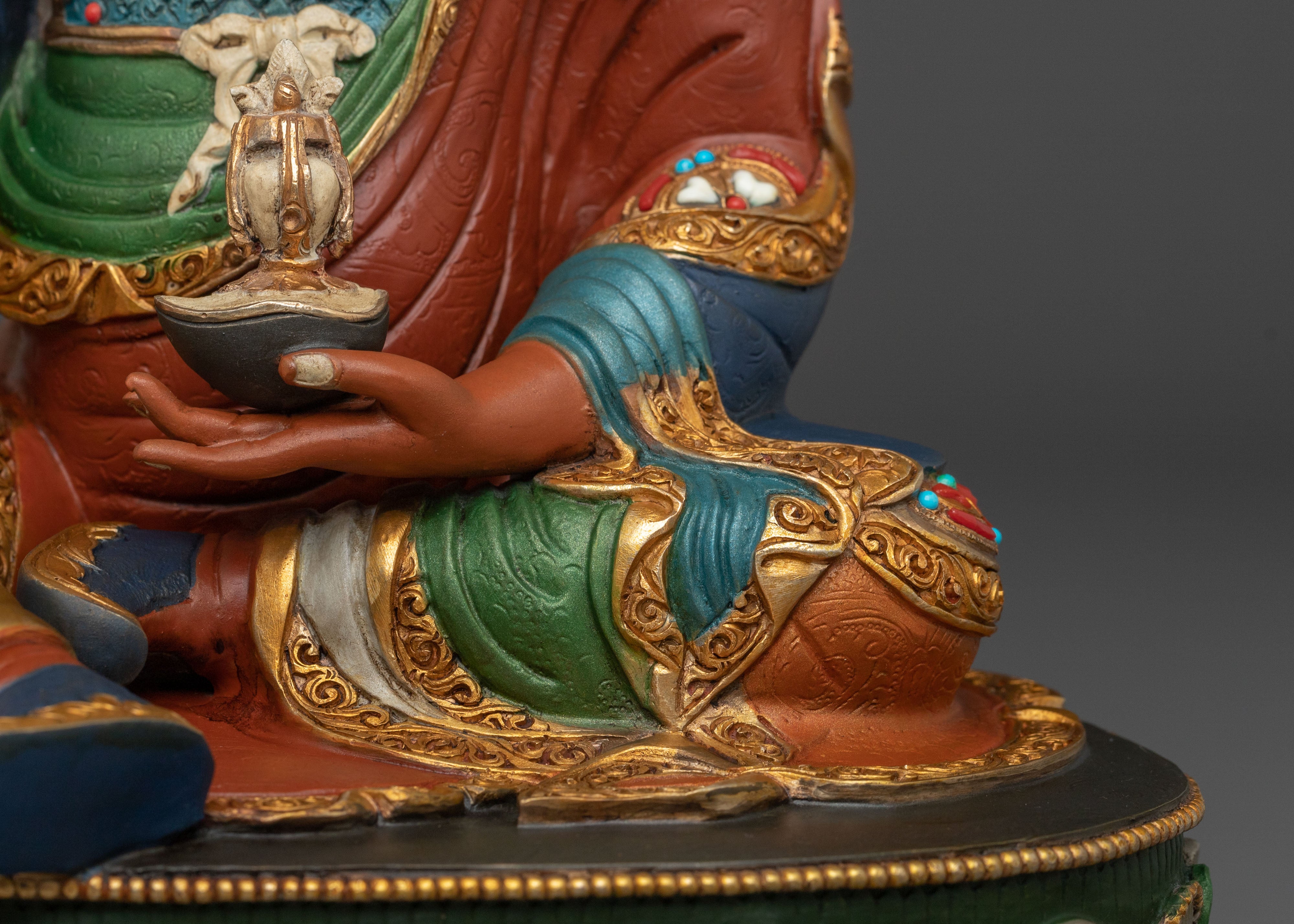 statue of spiritual teacher guru rinpoche | | Symbol of Dharma Wisdom