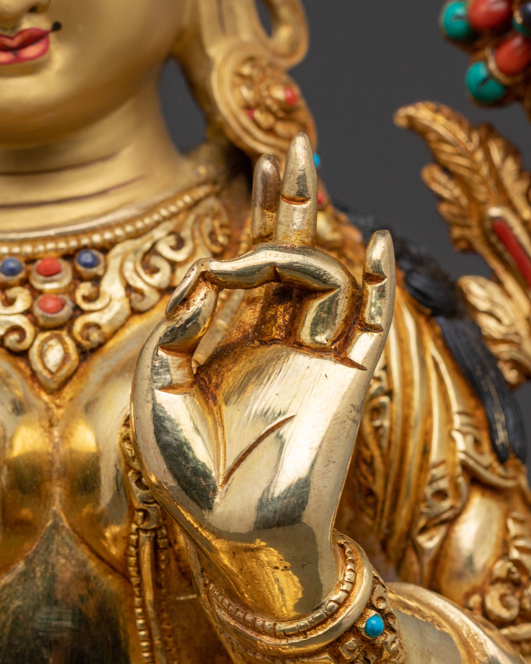 Green Tara Divine Goddess Statue - Goddess of Compassion