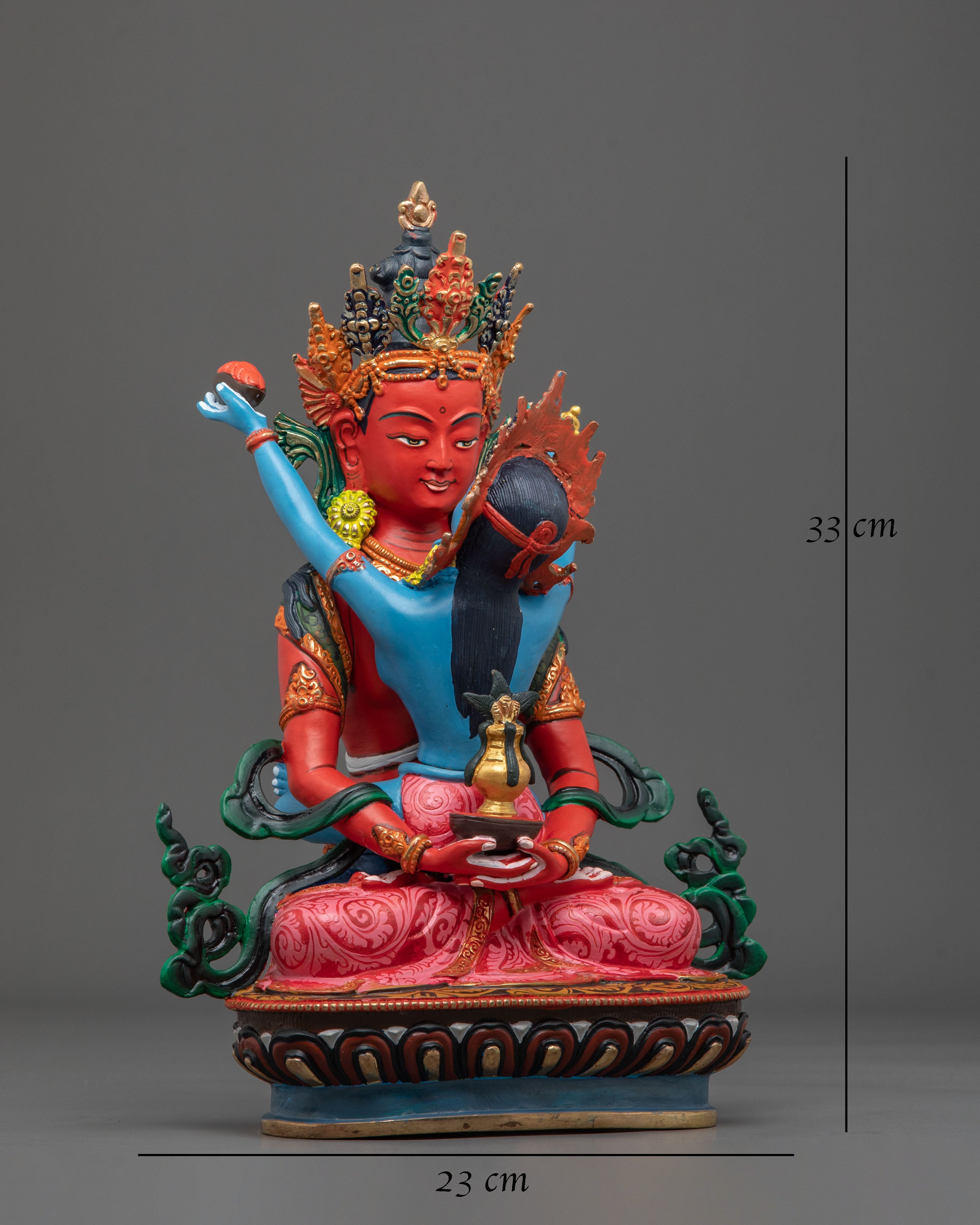 Amitayus Statue with Consort | Buddha of Infinite Life
