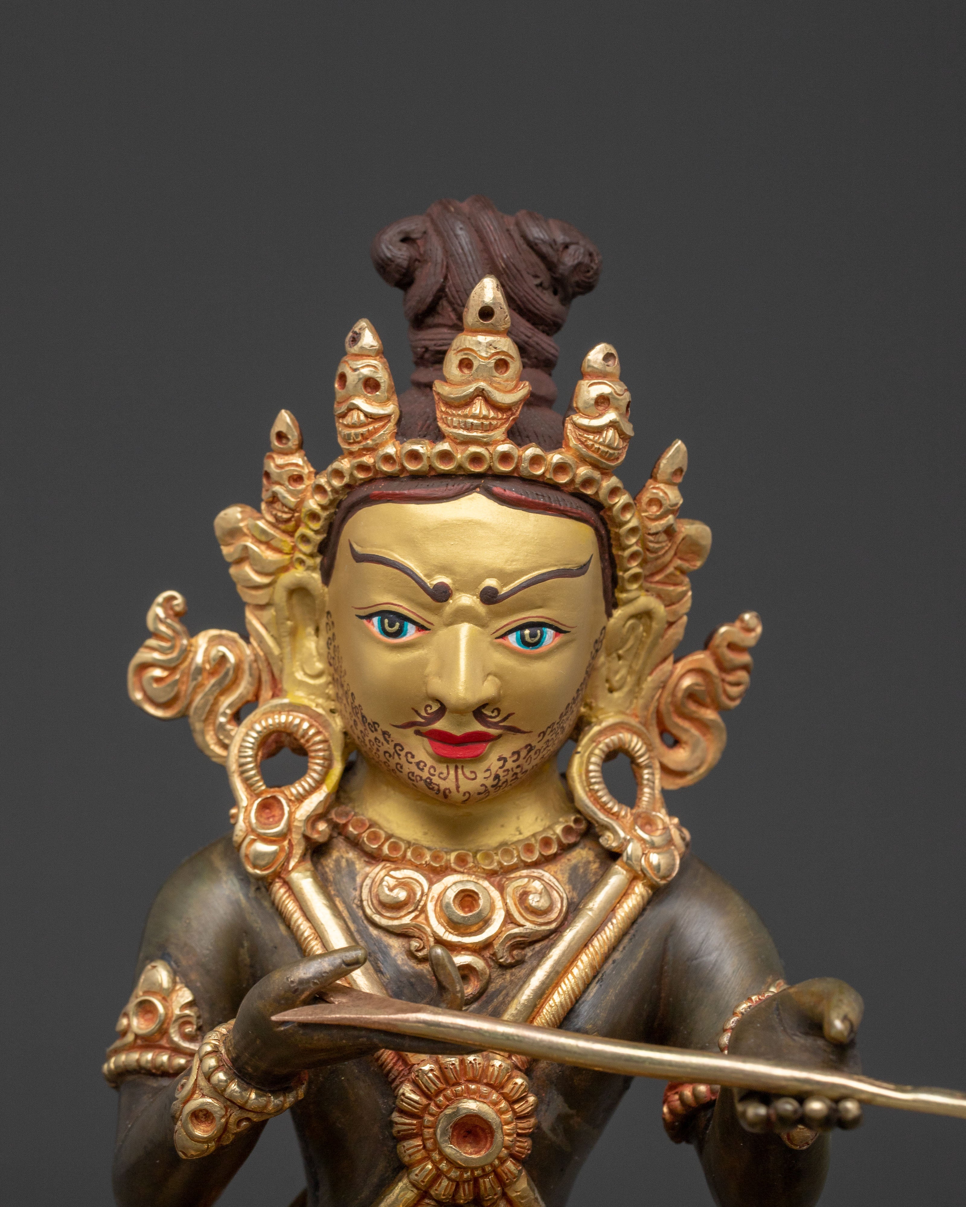 Saraha Golden Statue | Handcrafted Meditation Decor