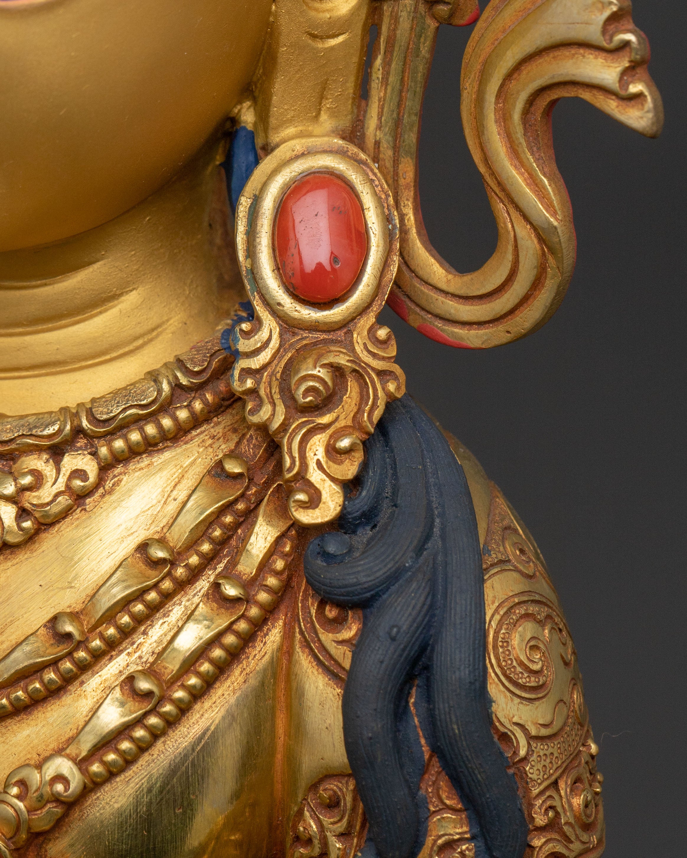 Golden Amitayus Blessing Statue |  Eternal Life