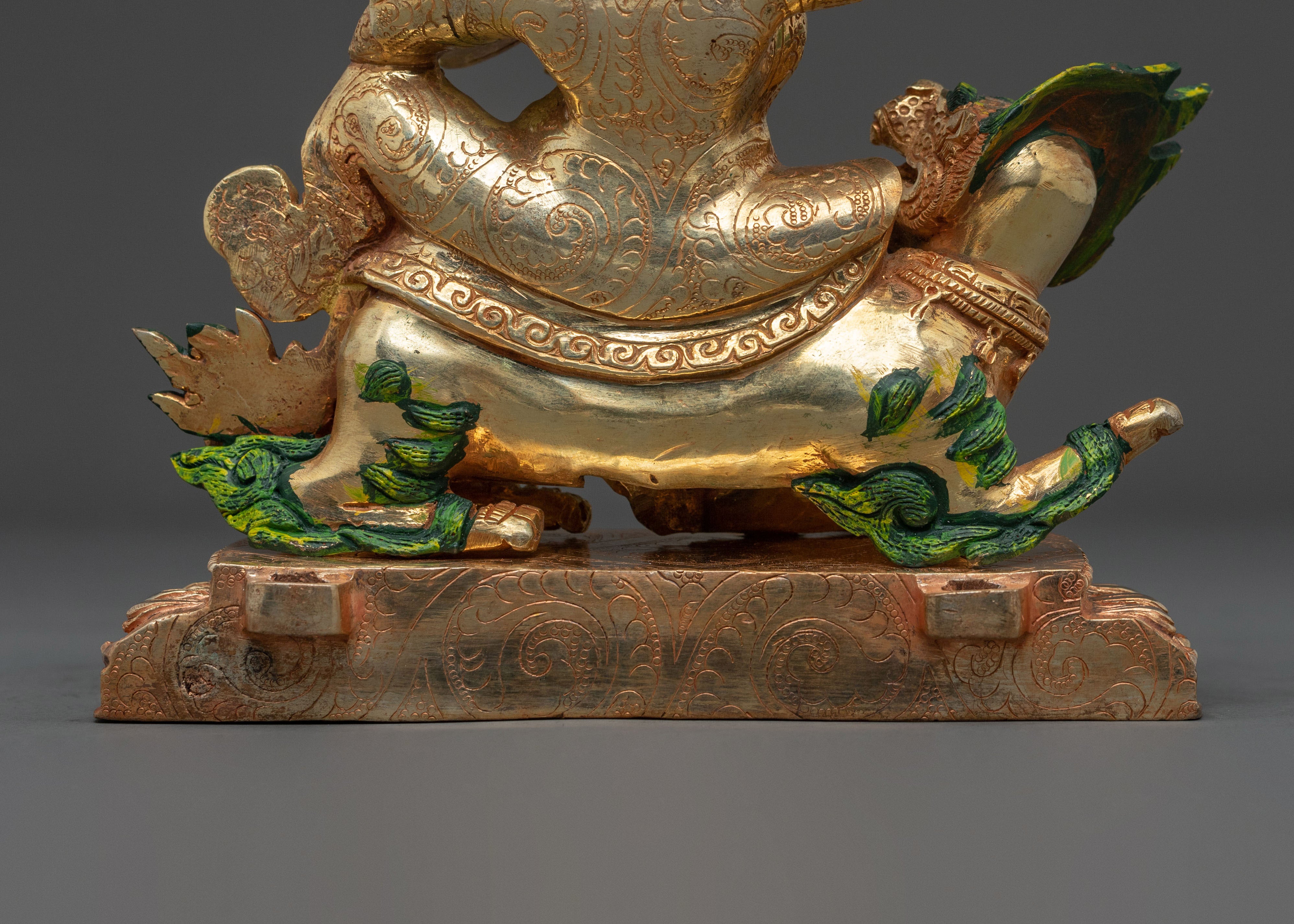 Three Nyingma Dharmapalas Statue Set | Tibetan Wrathful Protector Deities