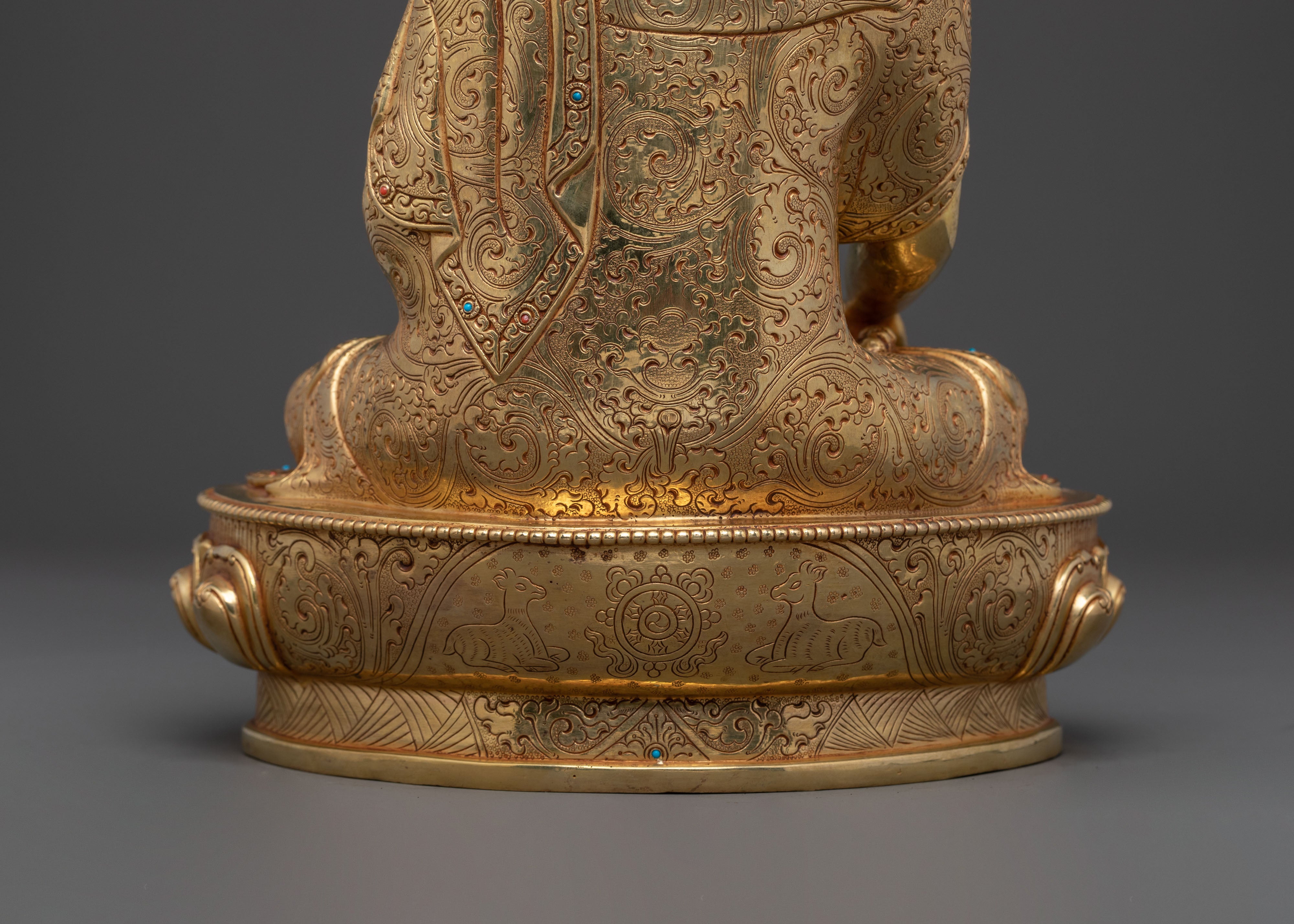 Shakyamuni Buddha Lotus Meditation Statue