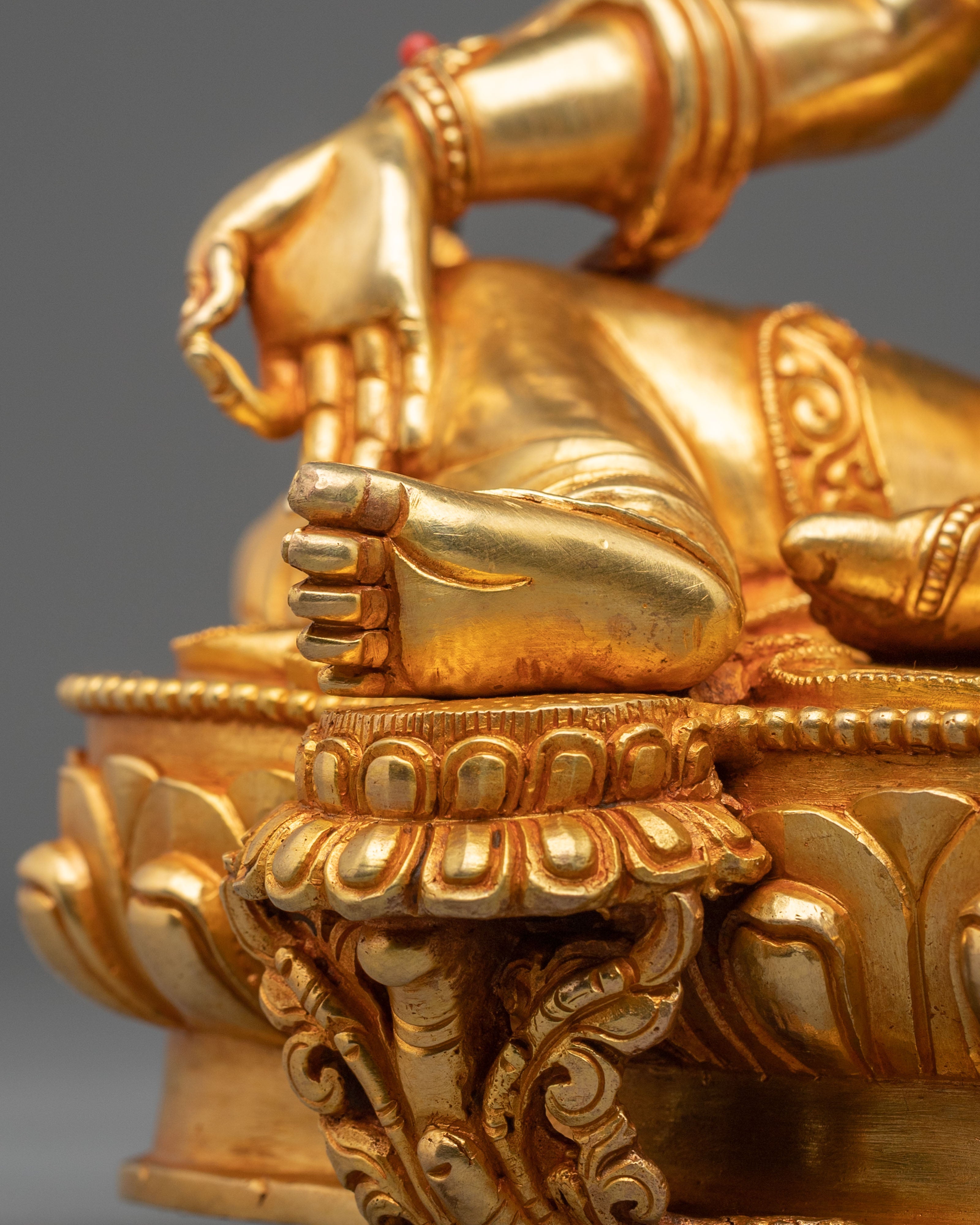 Green Tara Figurine | Tibetan Buddhist Protector