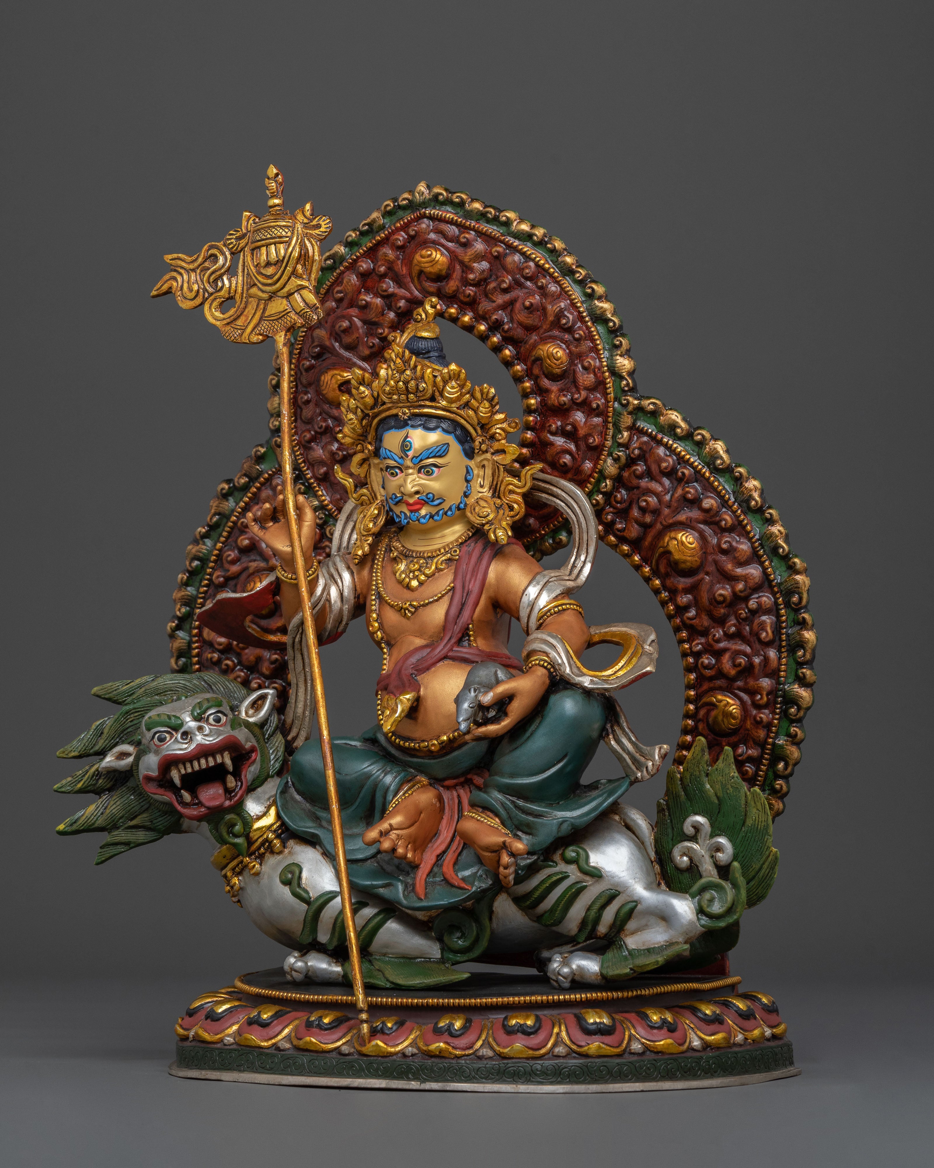 Namtoshe Wealth Guardian Statue | Wrathful Protector Deity