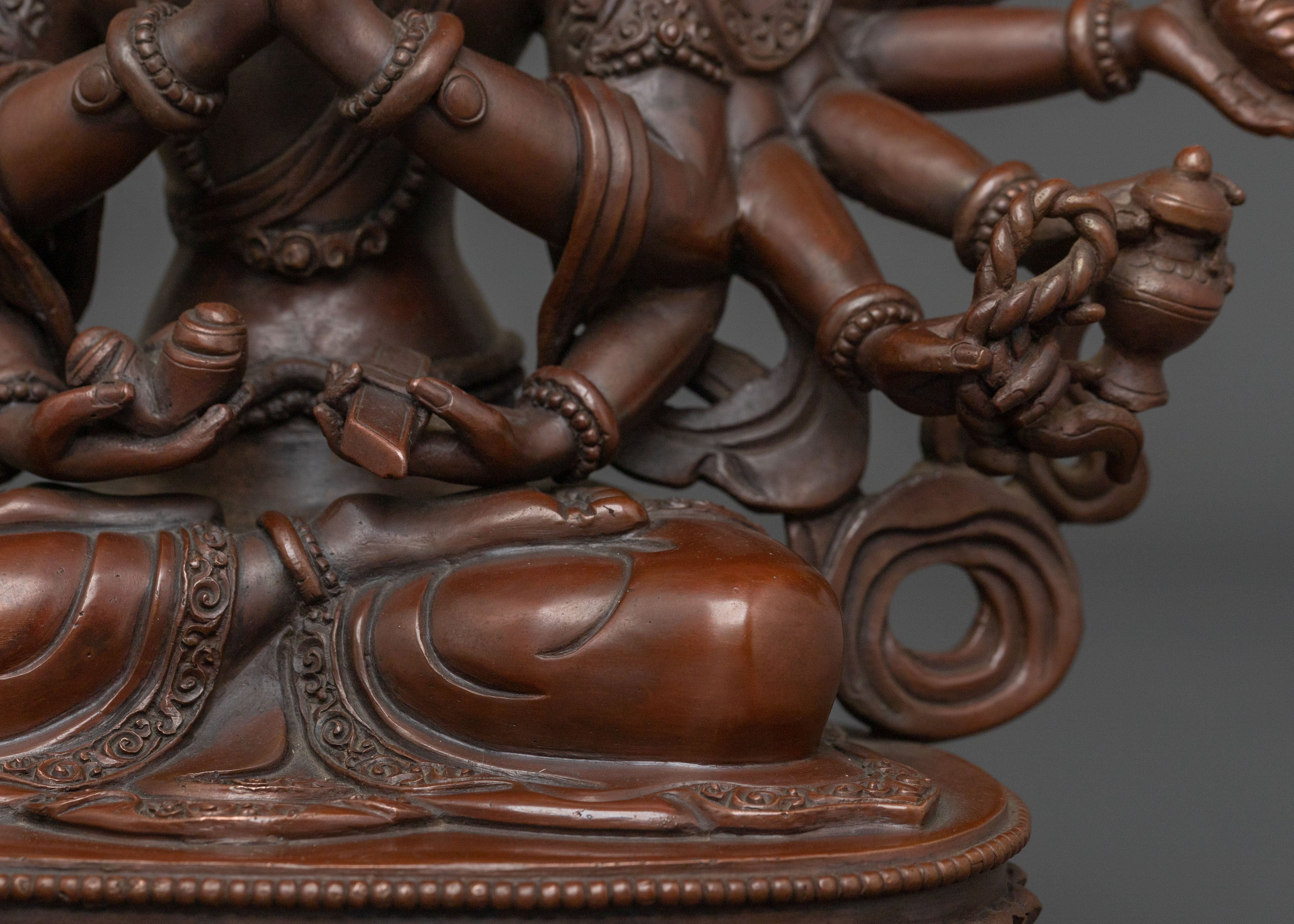 Chundi Oxidized Sculpture | Altar Home Decor