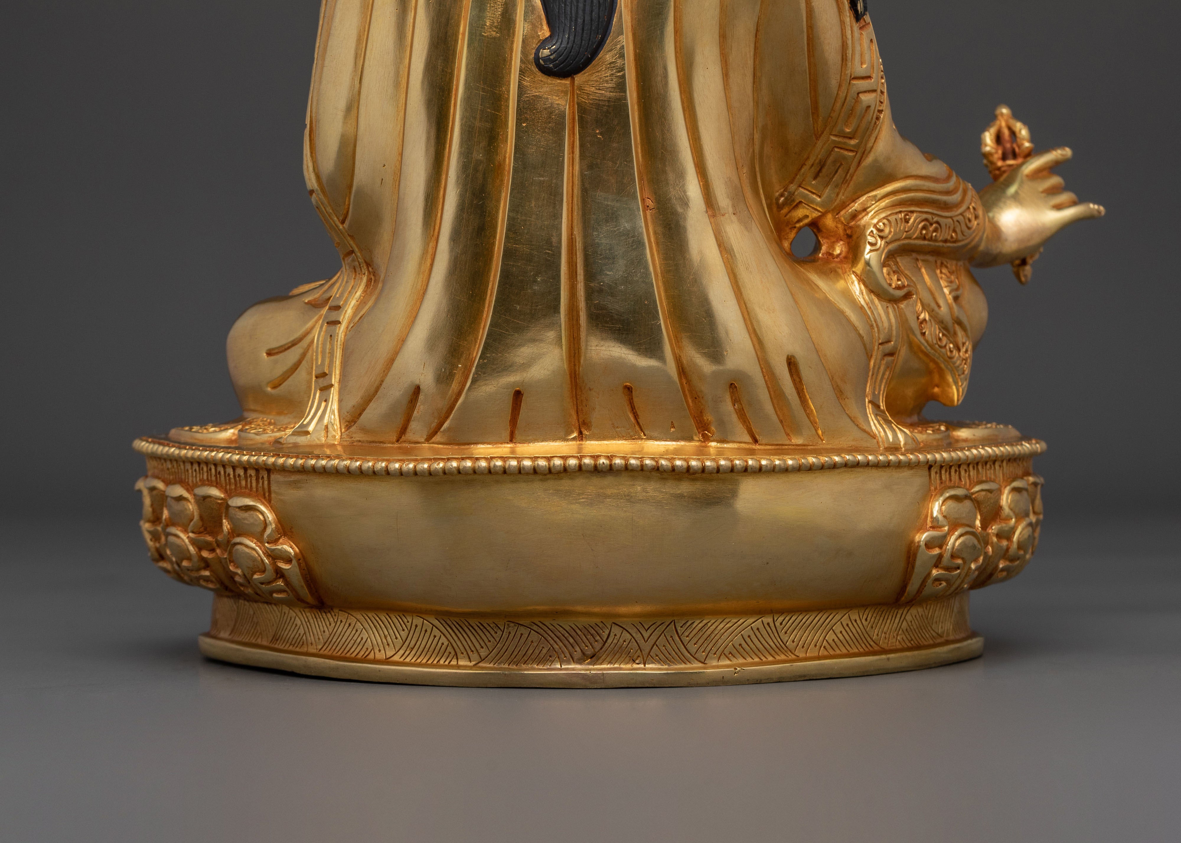 Tibetan Buddhist Guru Rinpoche Statue | | Tibetan Buddhist Master