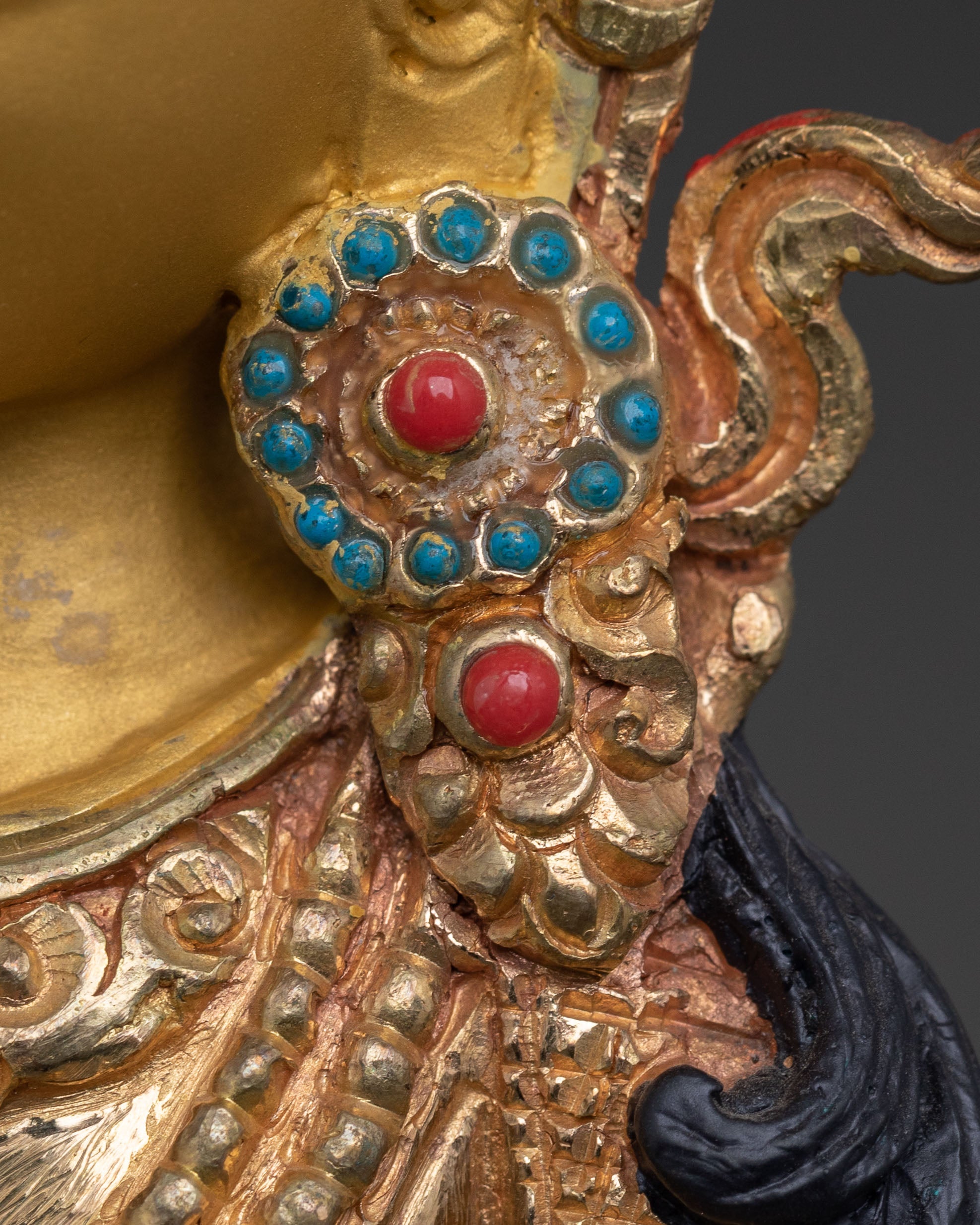 Amitayus Spiritual Statue | 24K Gold Gilded