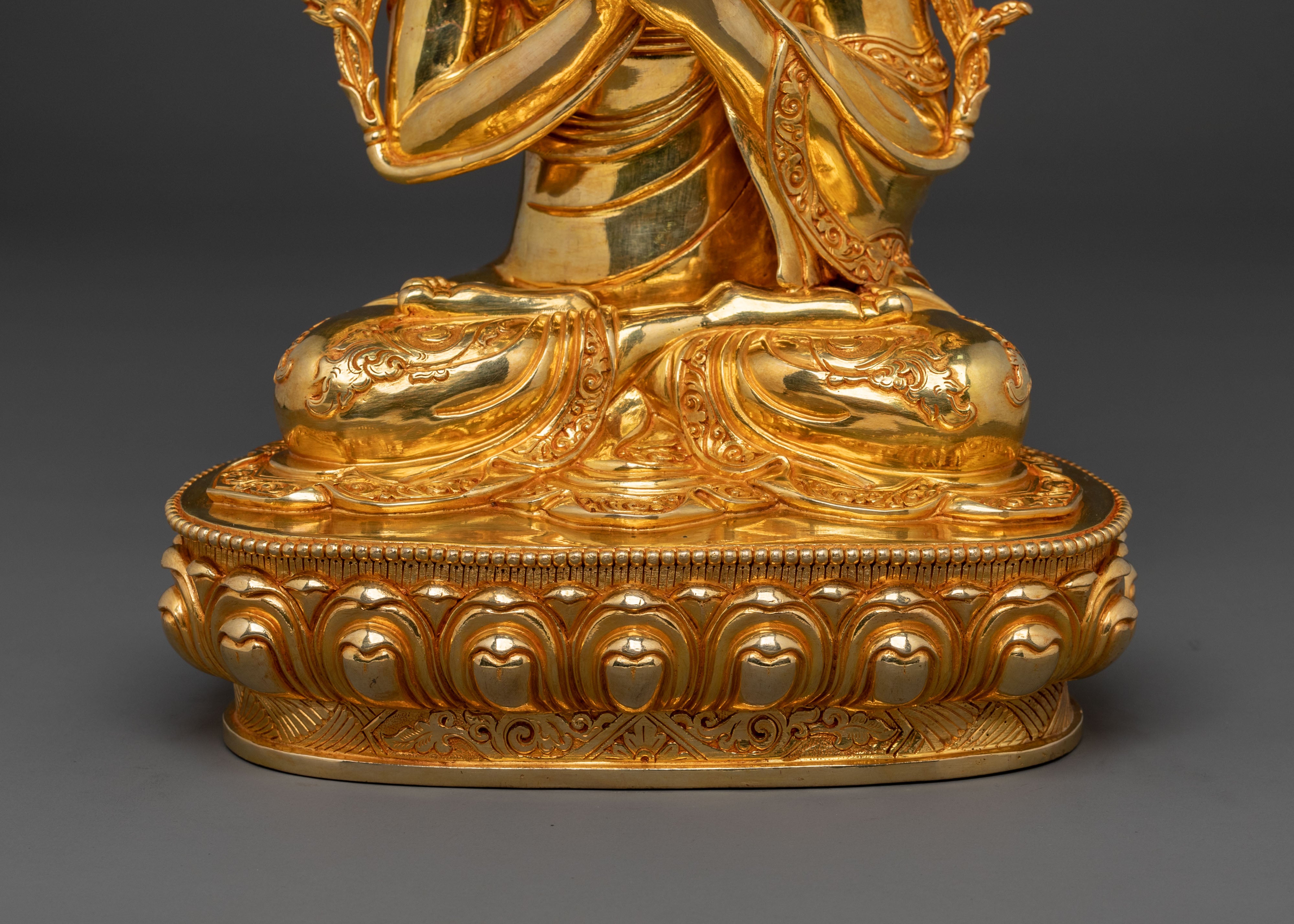 Handcrafted Tsongkhapa Statue | Traditional Figurine