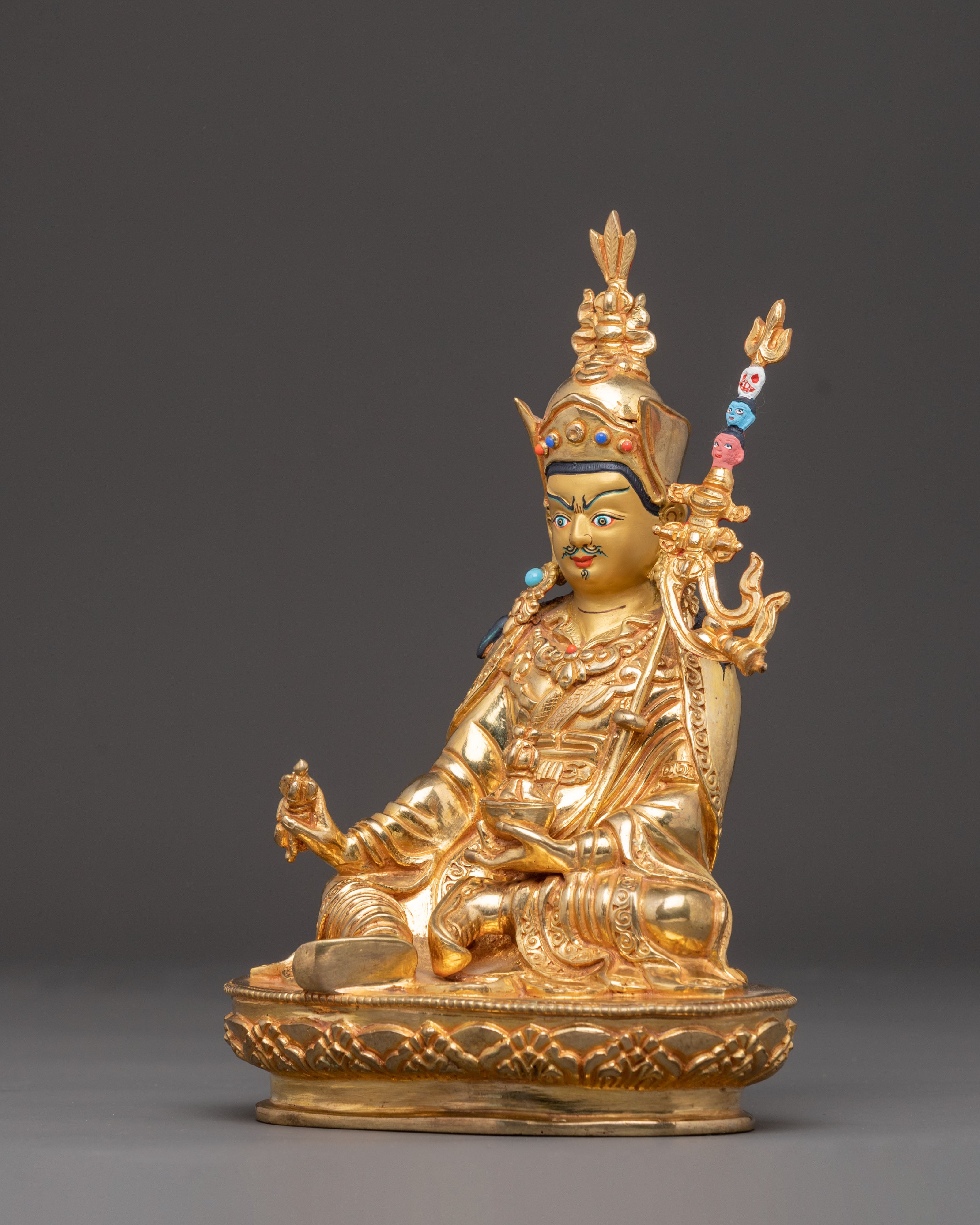 Handcrafted Guru Rinpoche Artwork | Lotus-Born Master